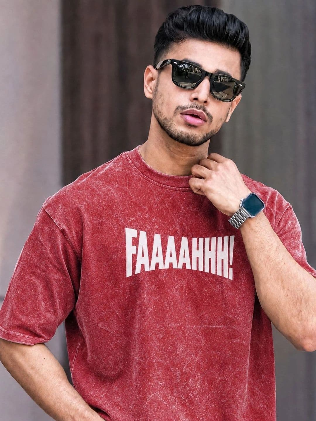 VELS CLOTHING Men Typography Printed Bio Finish T-shirt thumbnail 2