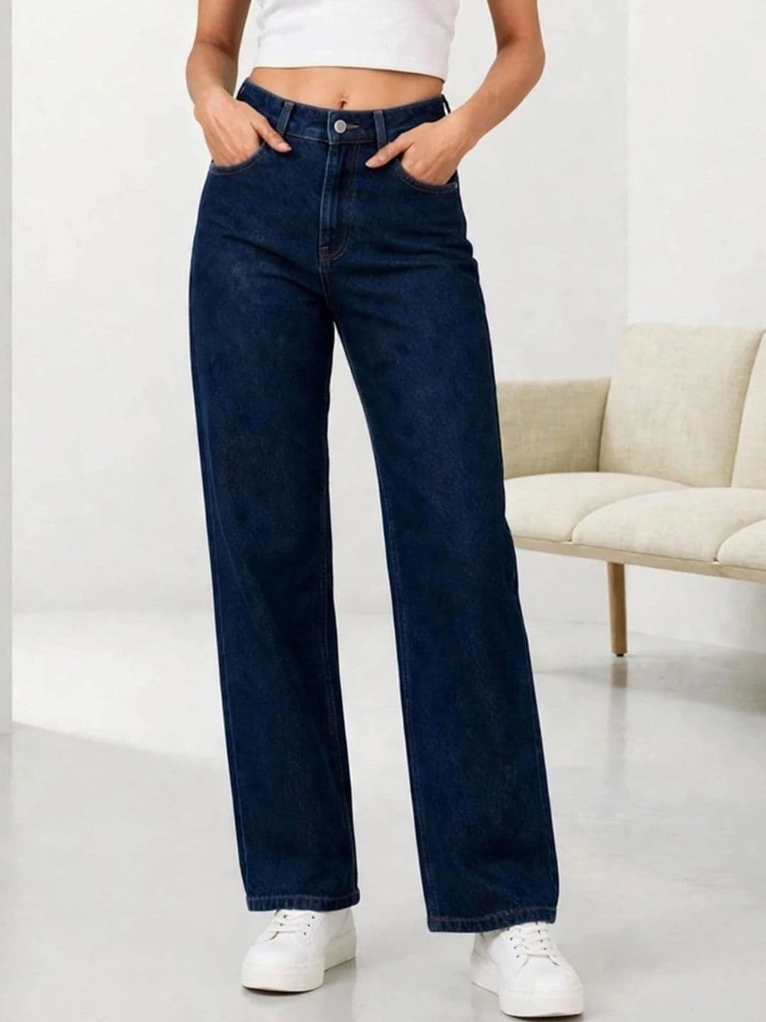 COMFITS Women Classic Regular Fit Mid-Rise Stretchable Jeans - view 1