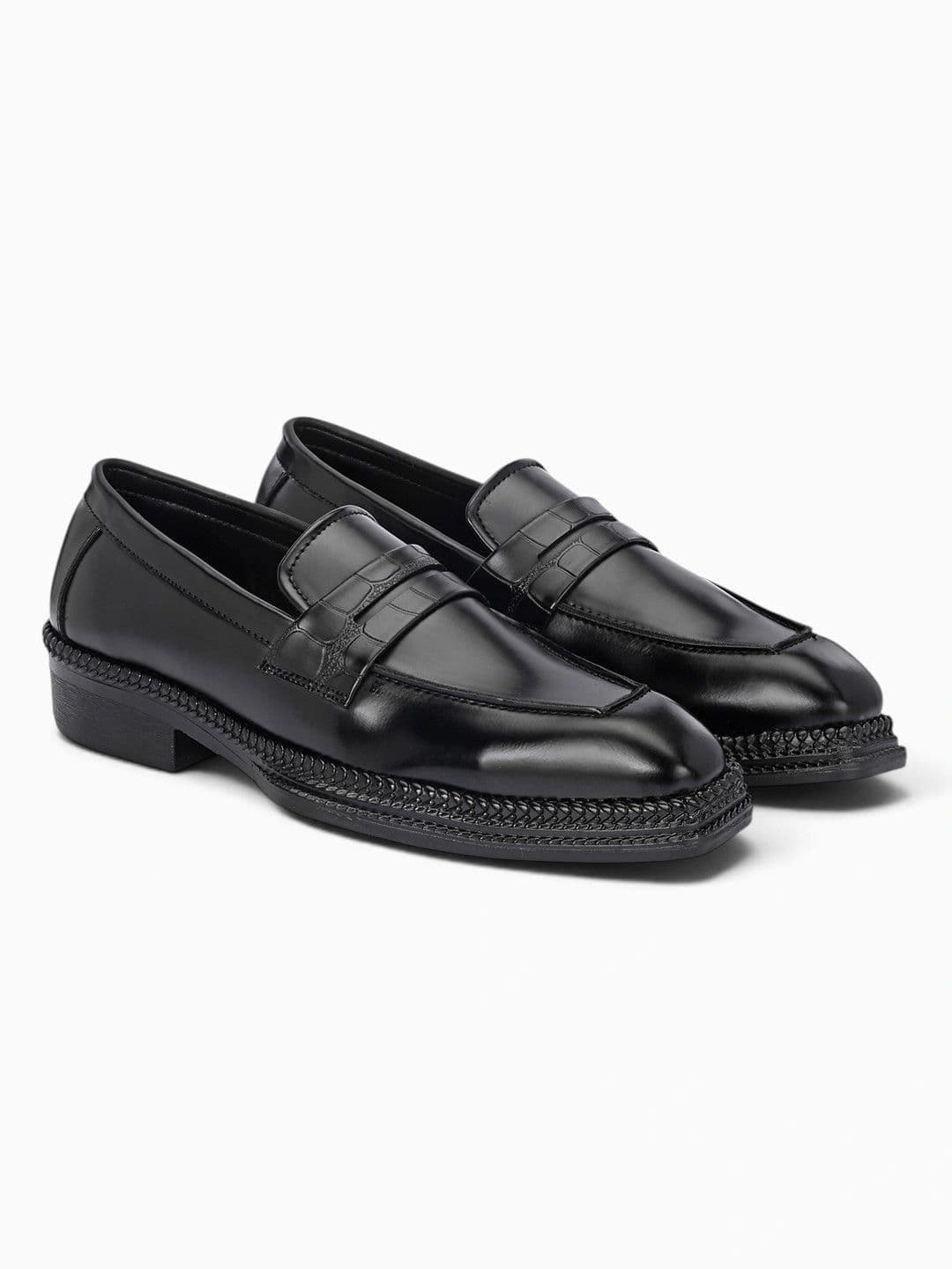 House of Pataudi Men Leather Formal Loafers thumbnail 3