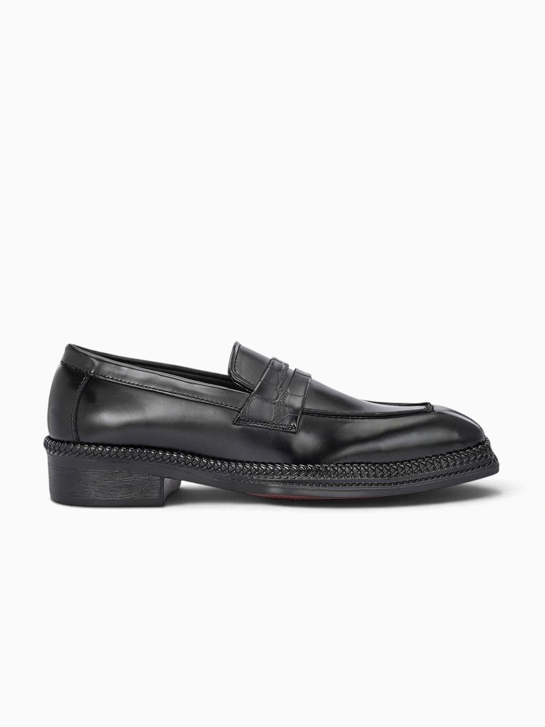 House of Pataudi Men Leather Formal Loafers thumbnail 5