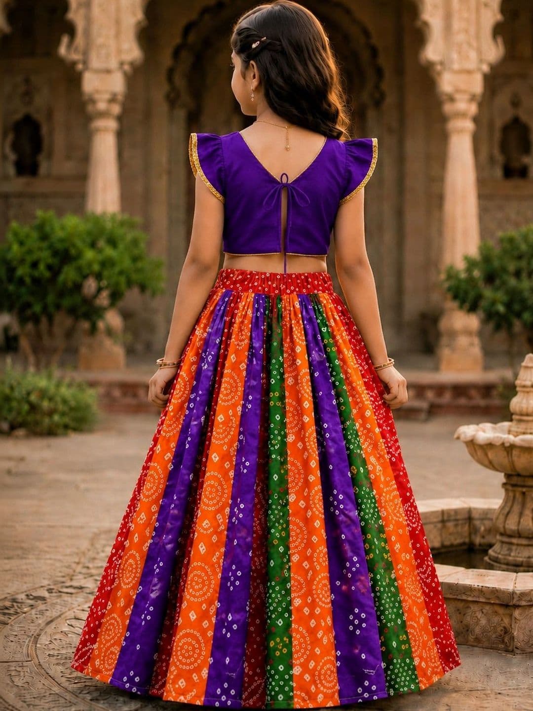 KALINI Girls Ready to Wear Lehenga & thumbnail 2