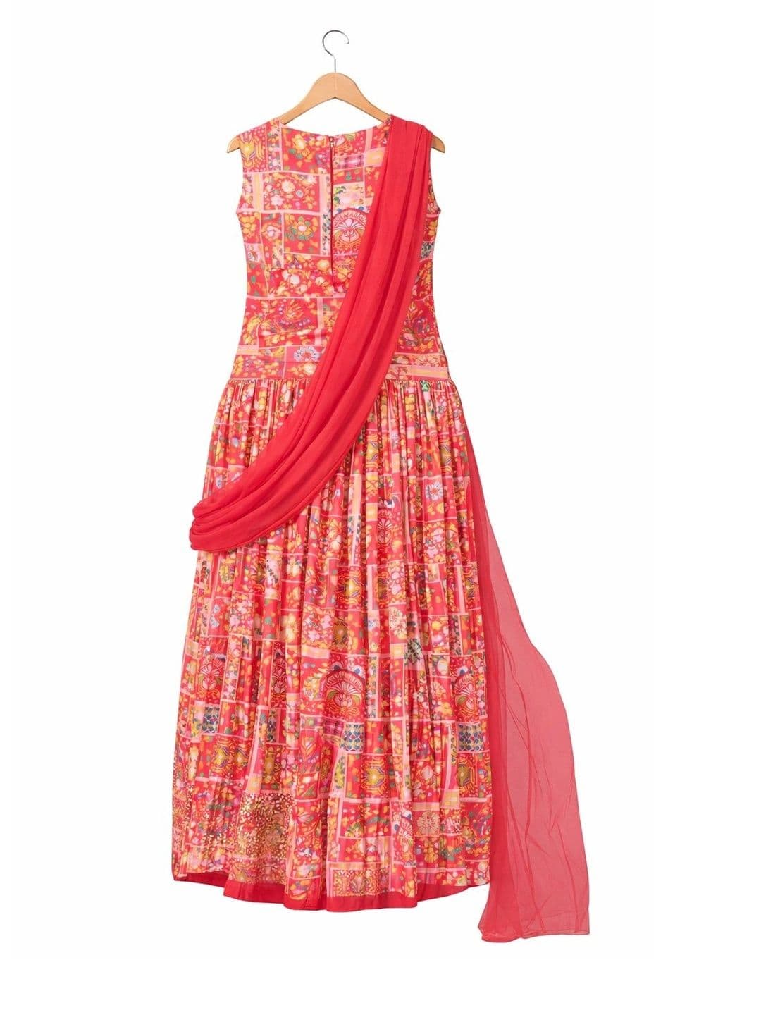 BAESD Girls Printed Ready to Wear Lehenga & thumbnail 3