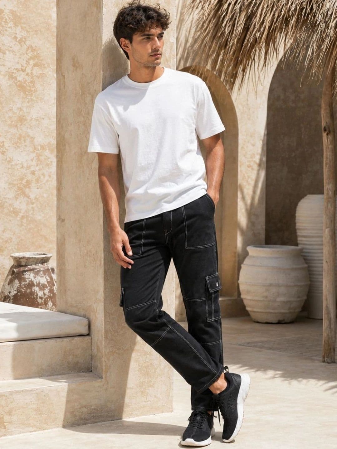 COMFITS Men Classic Regular Fit Mid-Rise Stretchable Jeans thumbnail 2