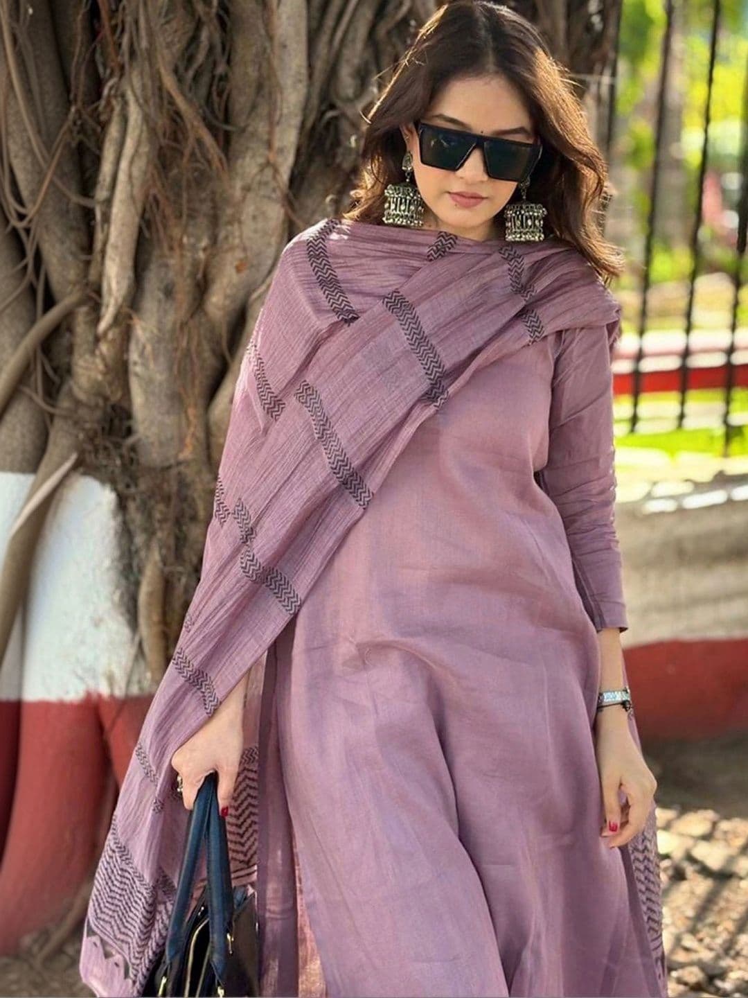 all about you Women Ethnic Motifs Regular Kurta with Trousers & With Dupatta thumbnail 6