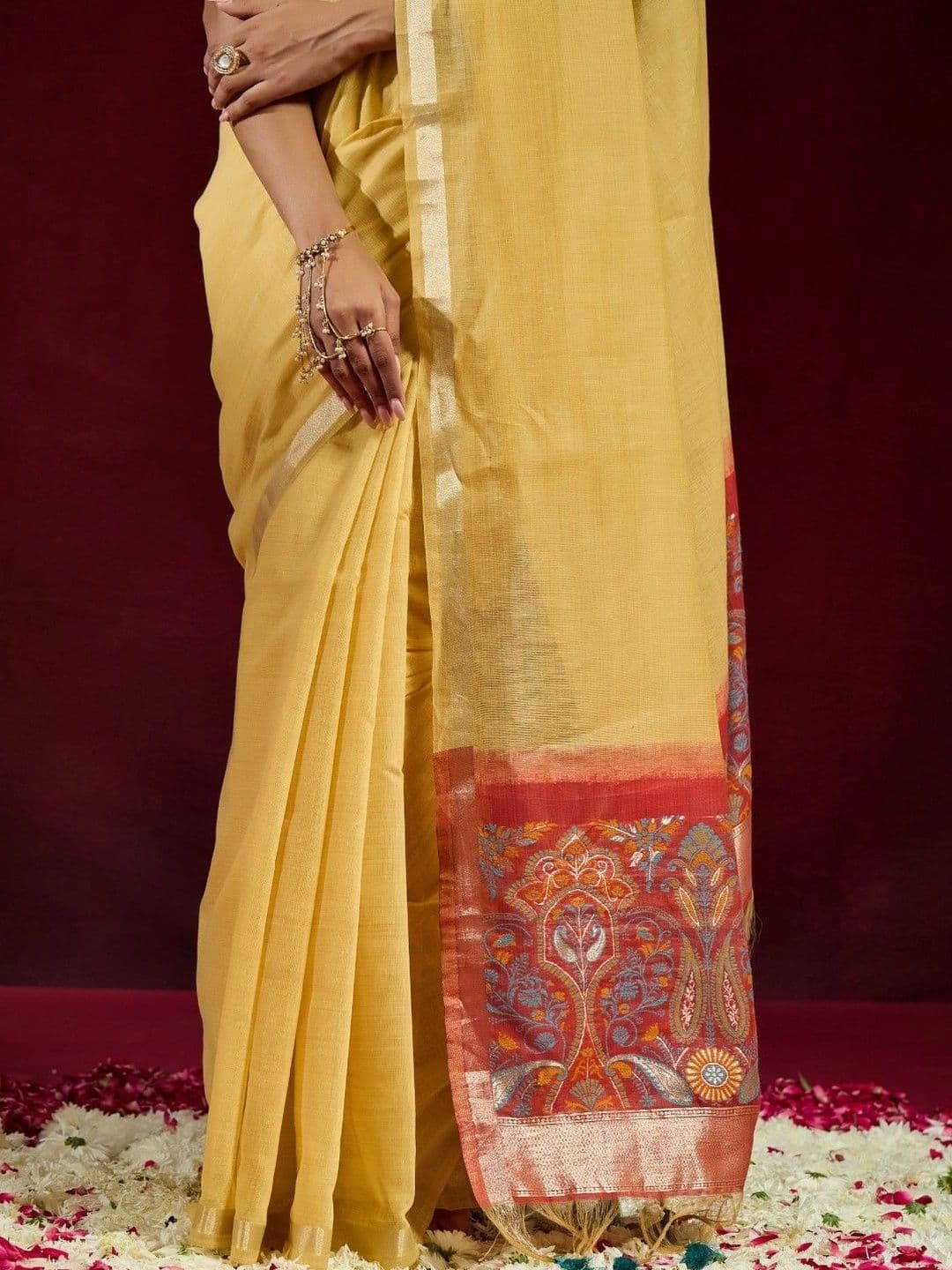 kasee Woven Design Pure Cotton Designer Saree thumbnail 4