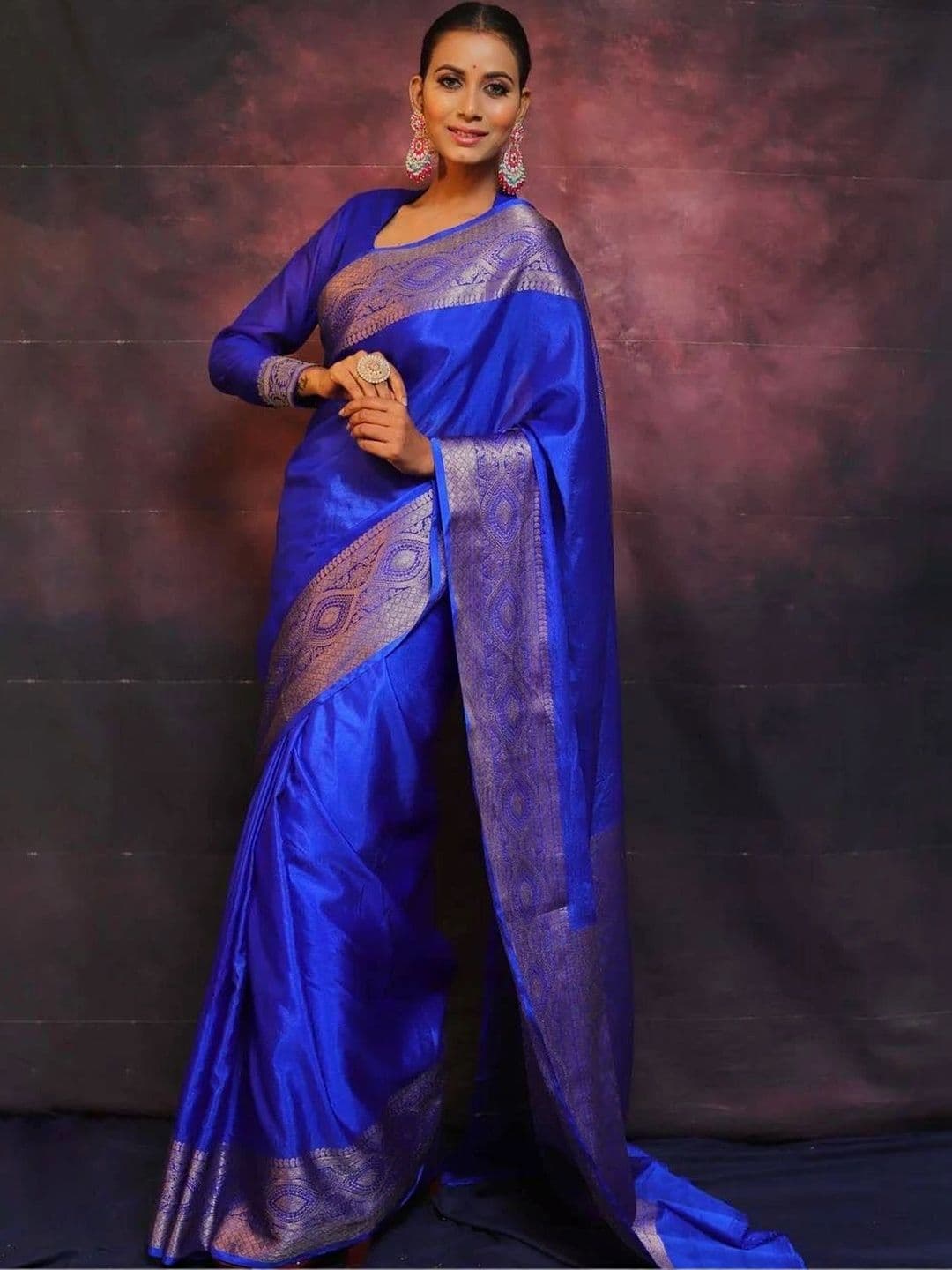 revika Woven Design Zari Art Silk Designer Kanjeevaram Saree - view 1
