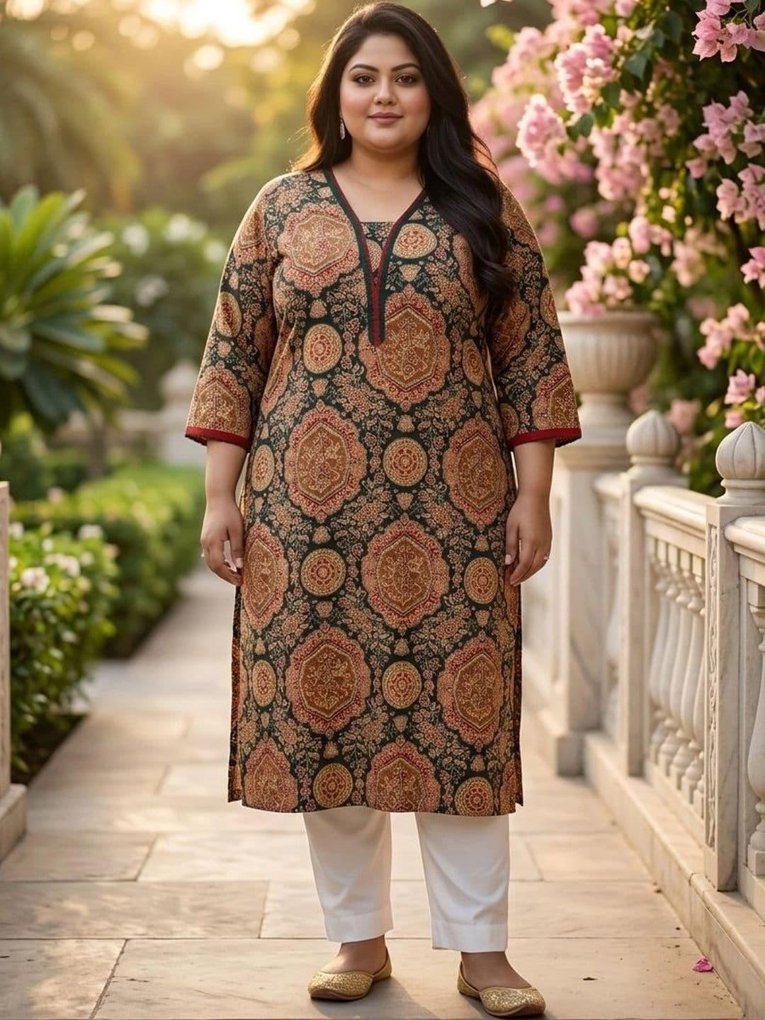 Swasti Women Ethnic Motifs Printed Kurta thumbnail 2
