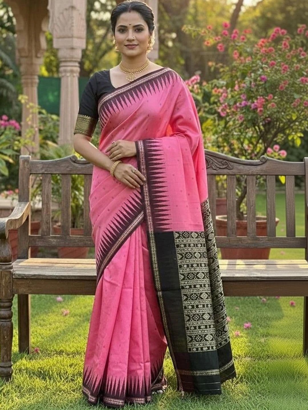 Silk Loomluxe Art Silk Sambalpuri Saree thumbnail 2