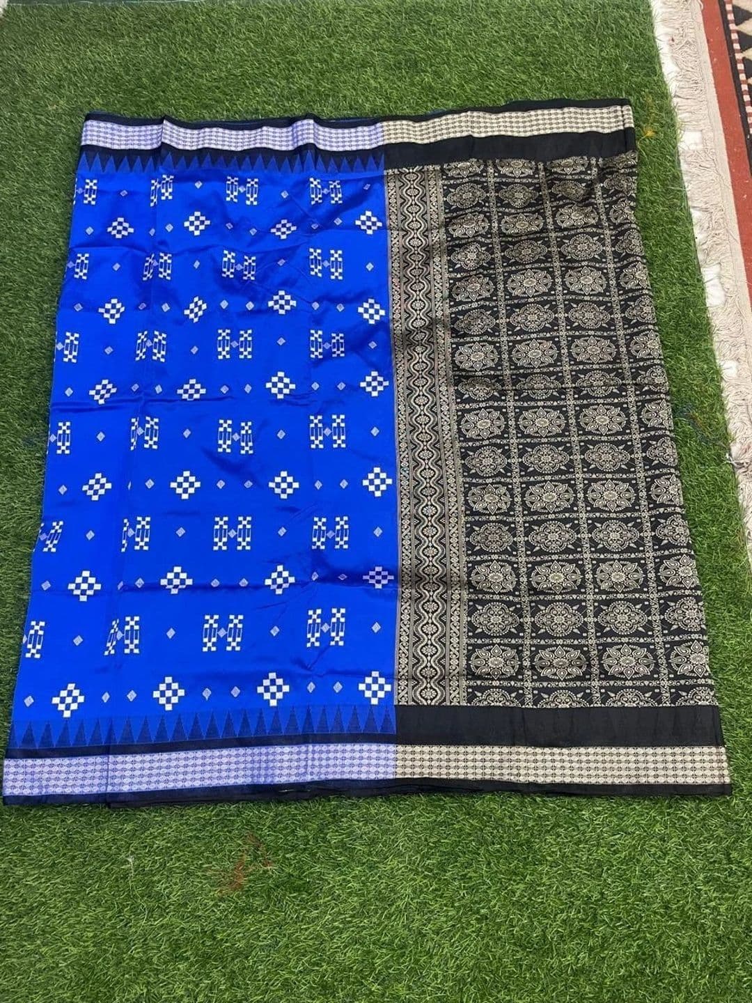 Silk Loomluxe Zari Art Silk Sambalpuri Saree thumbnail 6