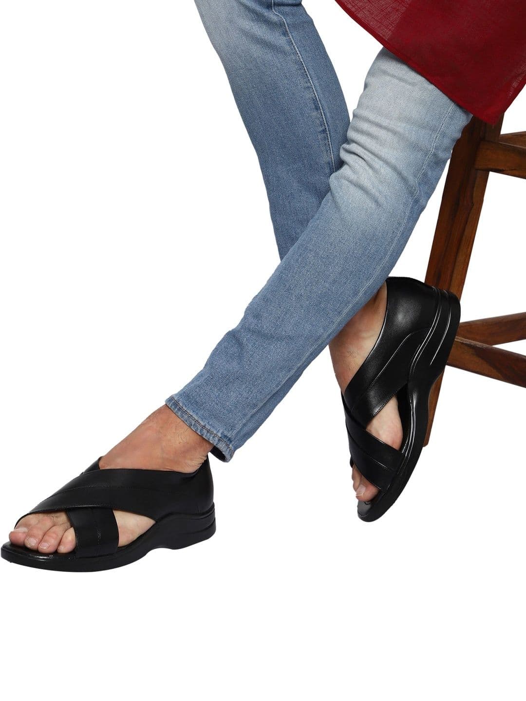 HikBi Men Leather Comfort Sandals thumbnail 6