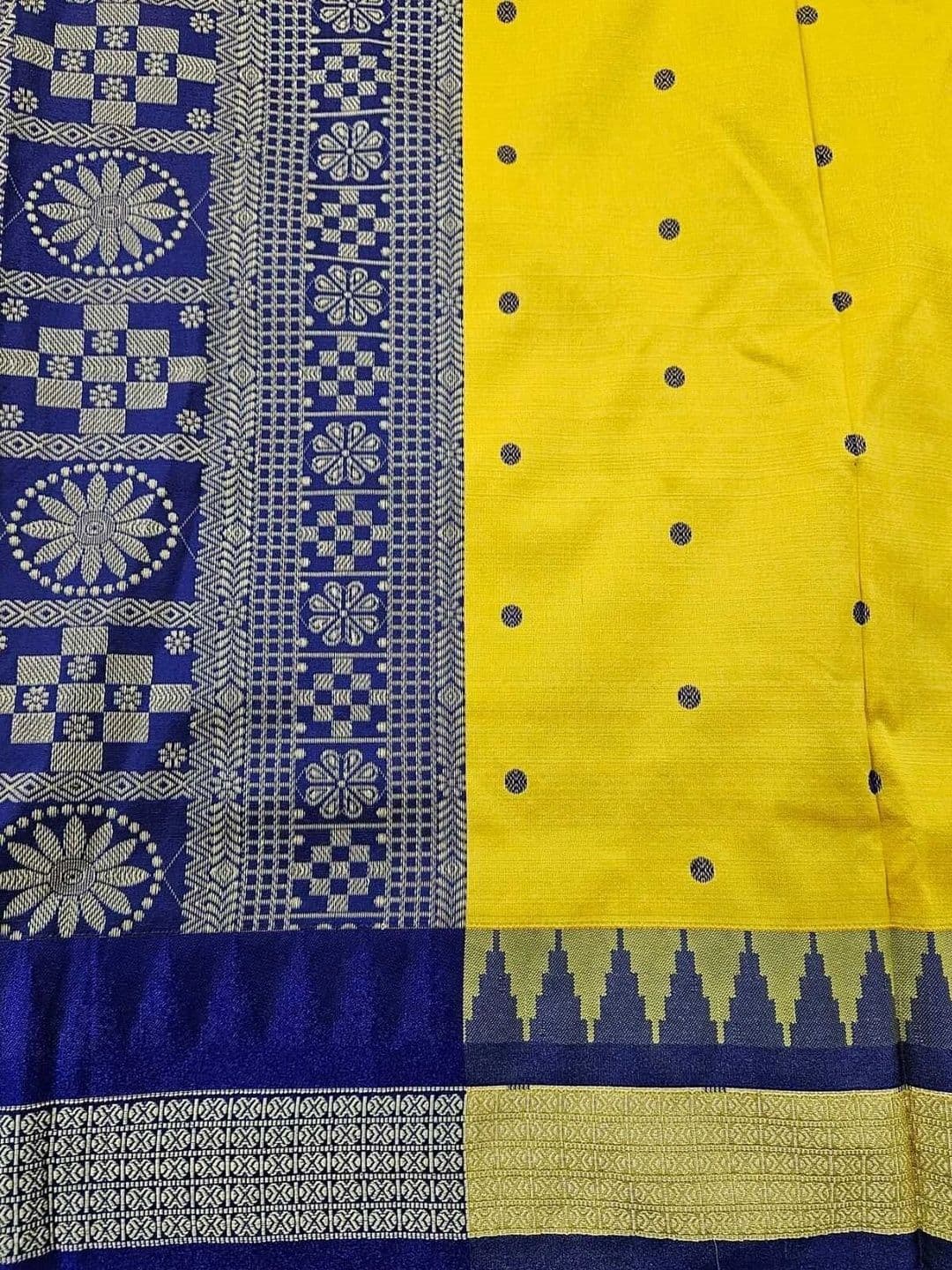 Silk Loomluxe Woven Design Zari Art Silk Sambalpuri Saree thumbnail 5