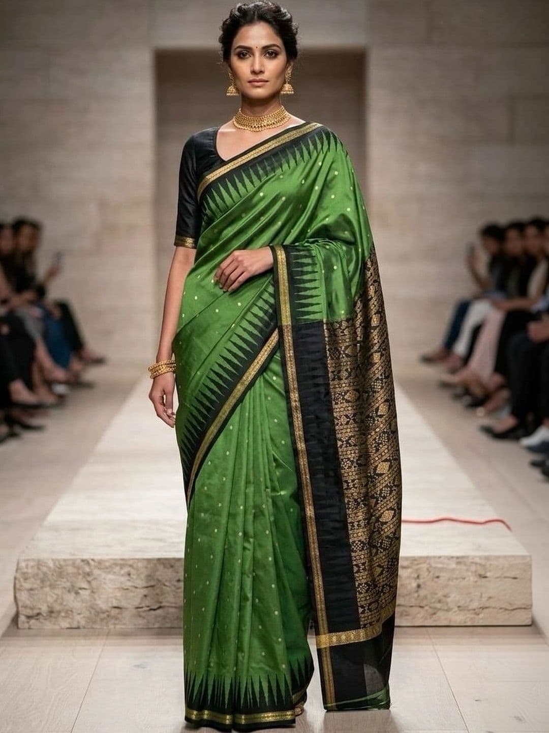 Silk Loomluxe Zari Art Silk Sambalpuri Saree - view 1