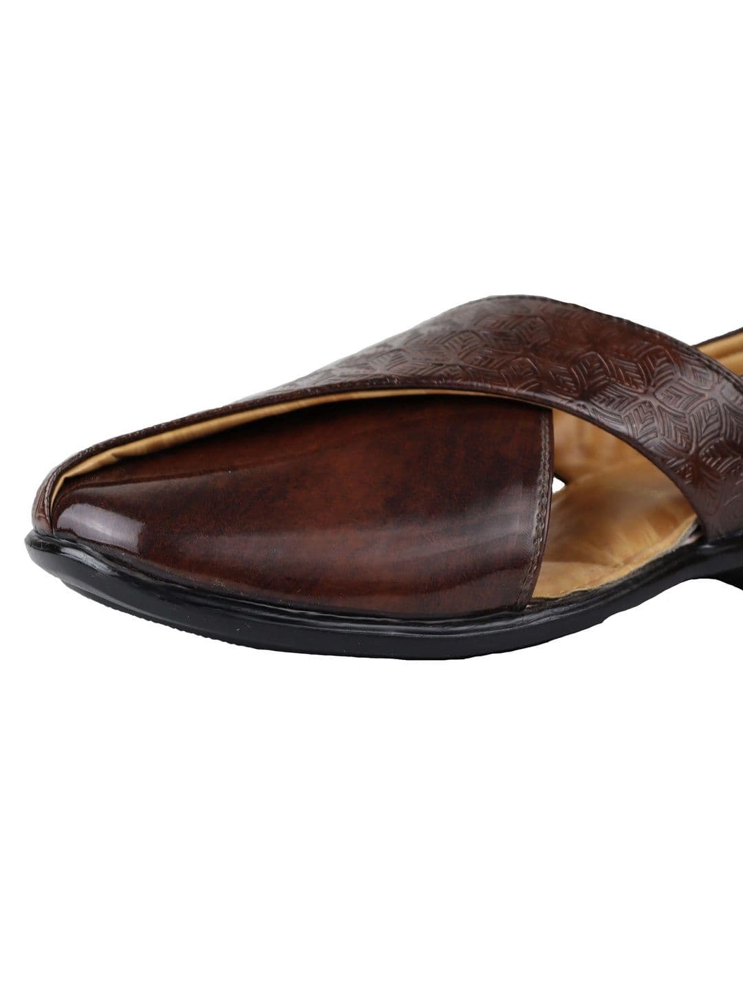 HikBi Men Ethnic Leather Shoe-Style Sandals thumbnail 4