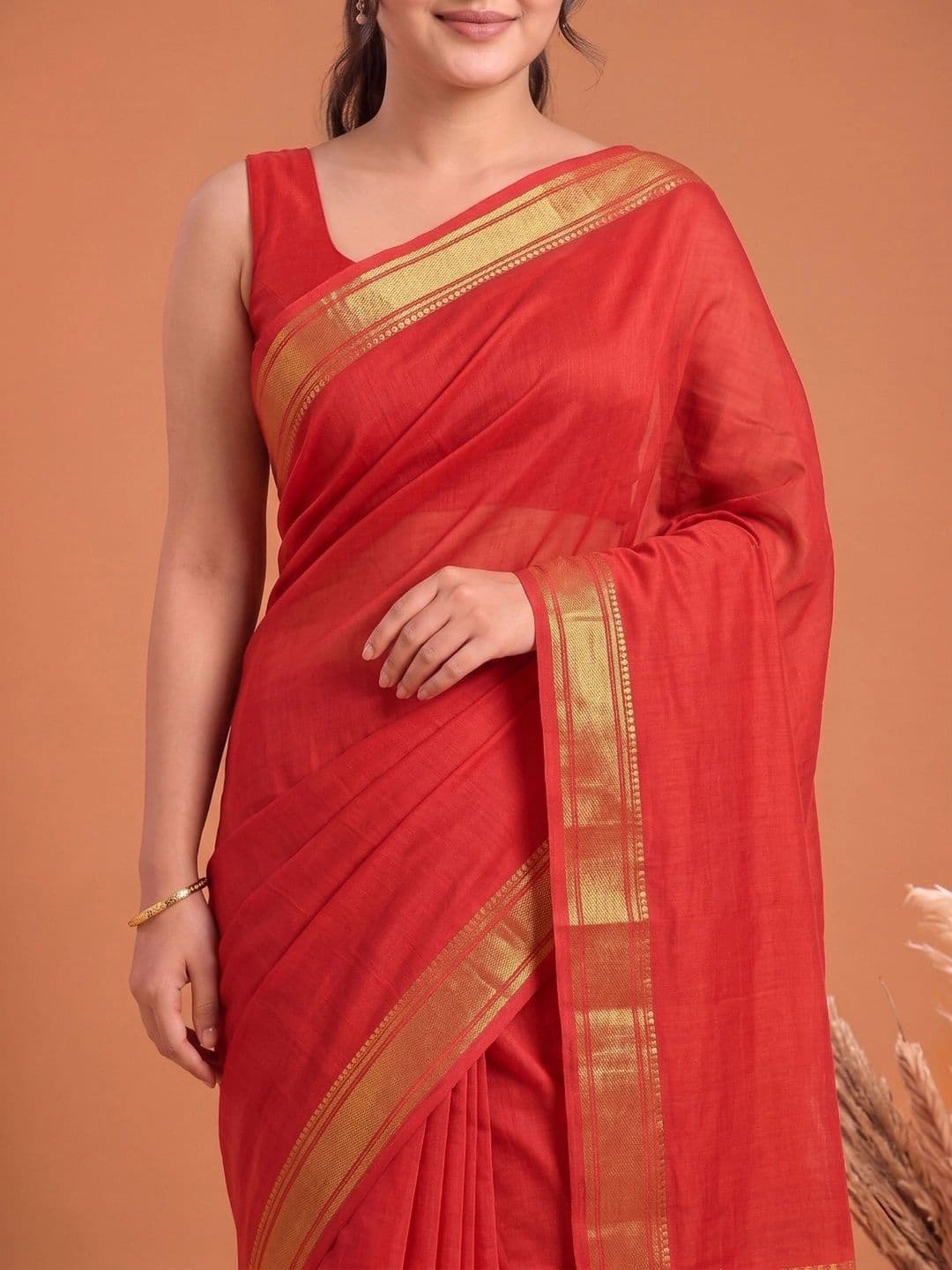 Aparna Zari Pure Cotton Saree thumbnail 3