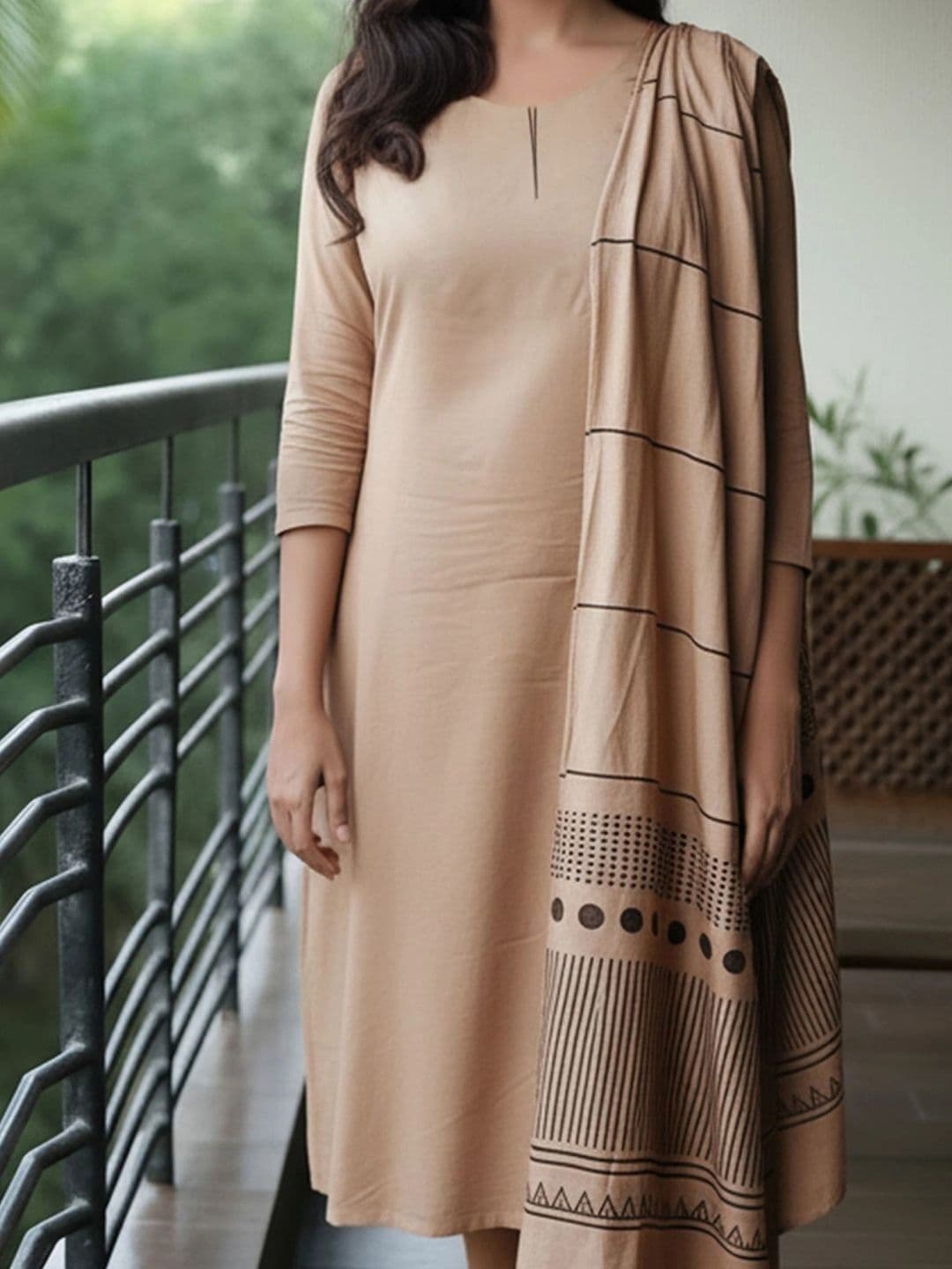 all about you Women Ethnic Motifs Regular Kurta with Trousers & Dupatta thumbnail 3