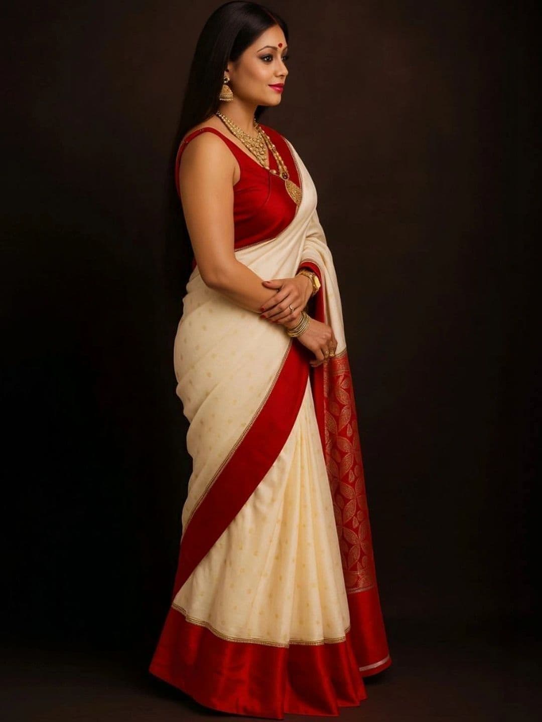 Silk Loomluxe Women Woven Design Zari Art Silk Saree thumbnail 5