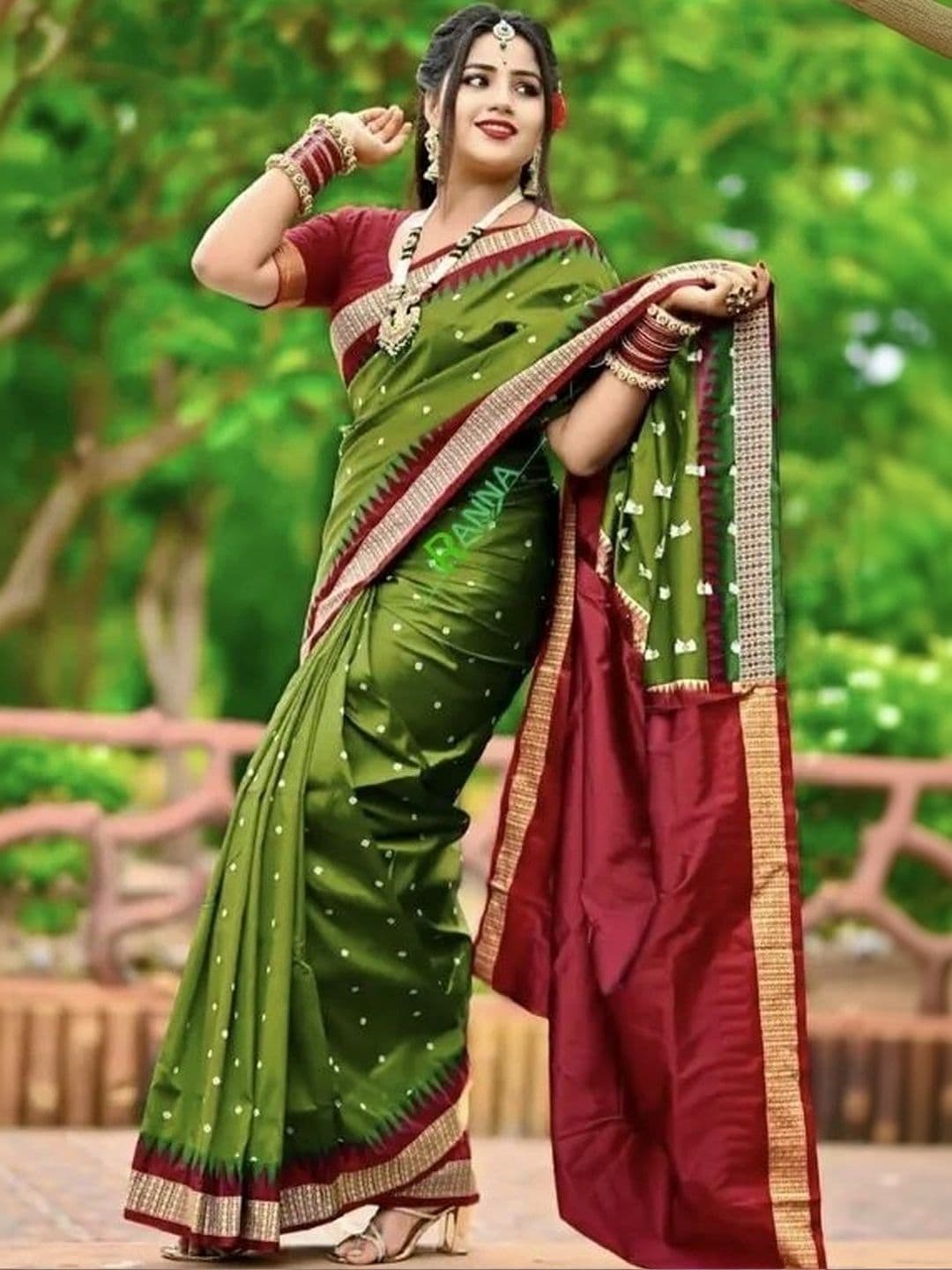 Silk Loomluxe Zari Art Silk Sambalpuri Saree thumbnail 2