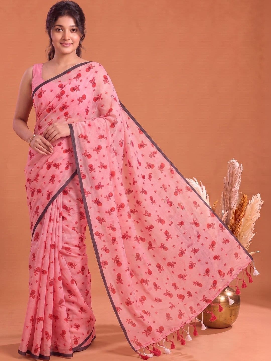Aparna Women Pure Cotton Saree thumbnail 4