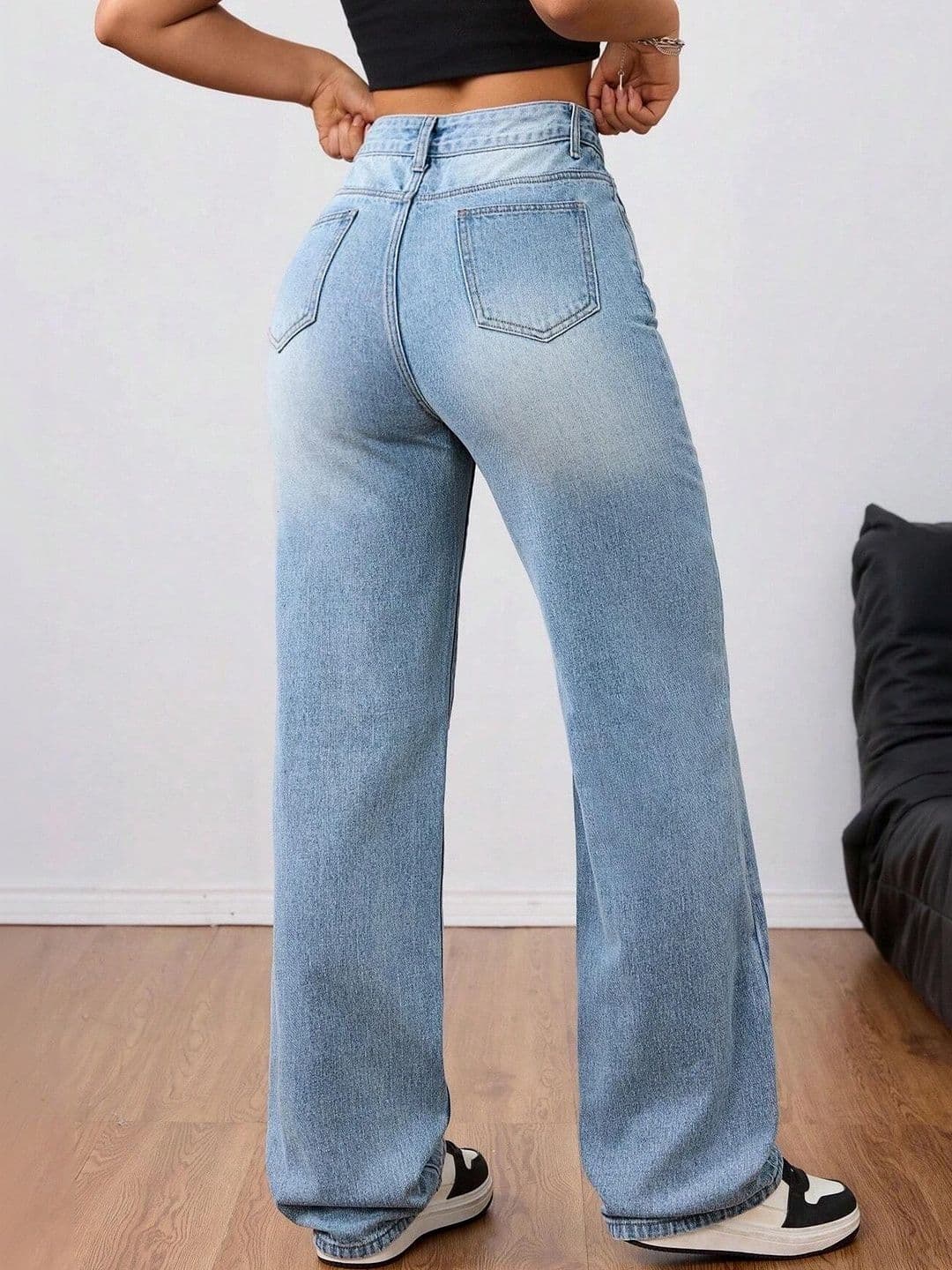 DENIMLOOK Women High-Rise Light Fade Jeans thumbnail 2