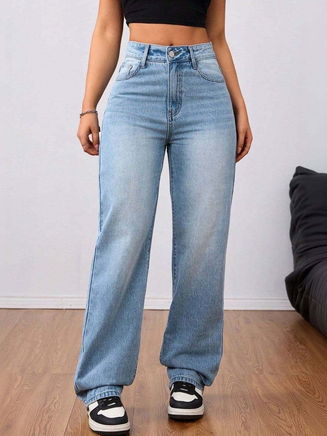 DENIMLOOK Women High-Rise Light Fade Jeans - view 1