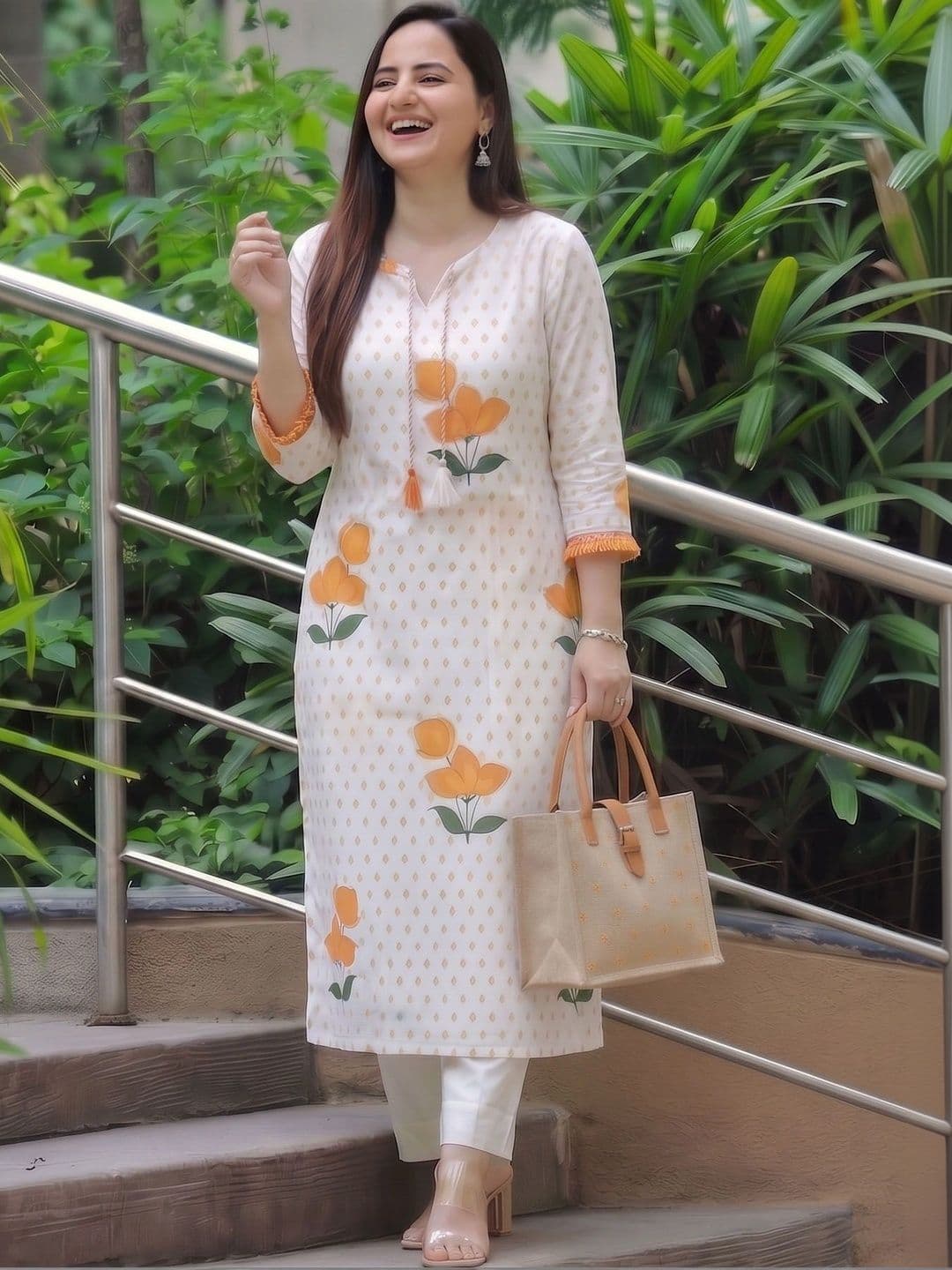 Sa Rasa Women Floral Printed Floral Kurta - view 1