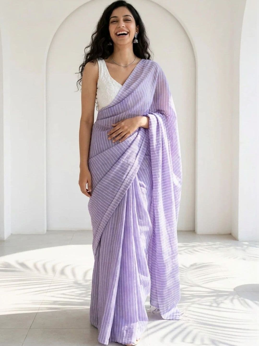 MRSWEARS Embellished Saree - view 1