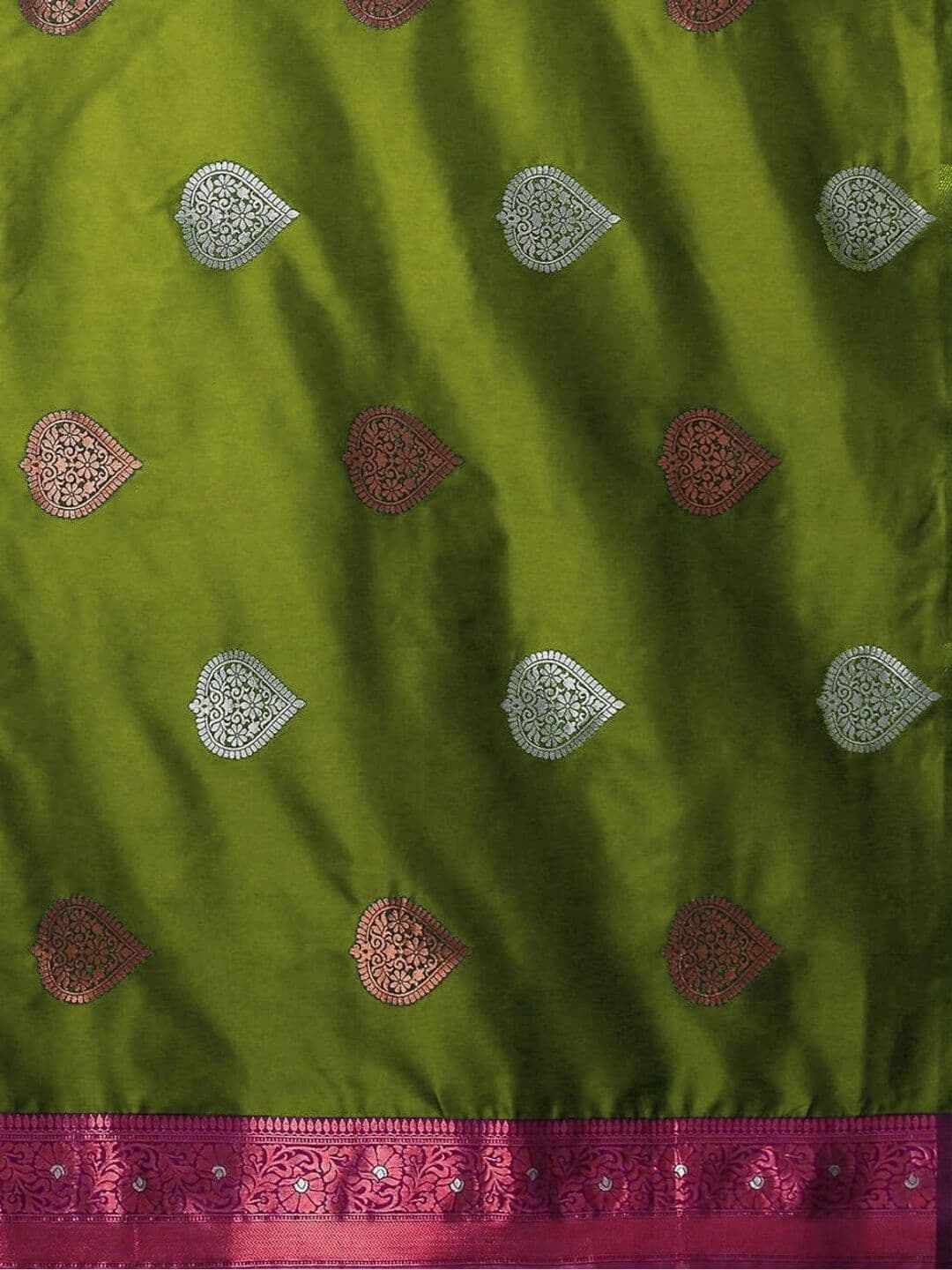 revika Woven Design Zari Art Silk Designer Kanjeevaram Saree thumbnail 3