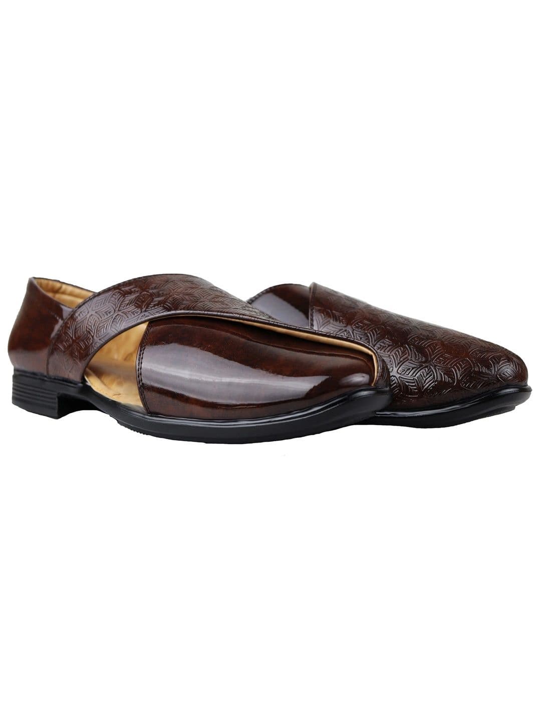 HikBi Men Ethnic Leather Shoe-Style Sandals thumbnail 5