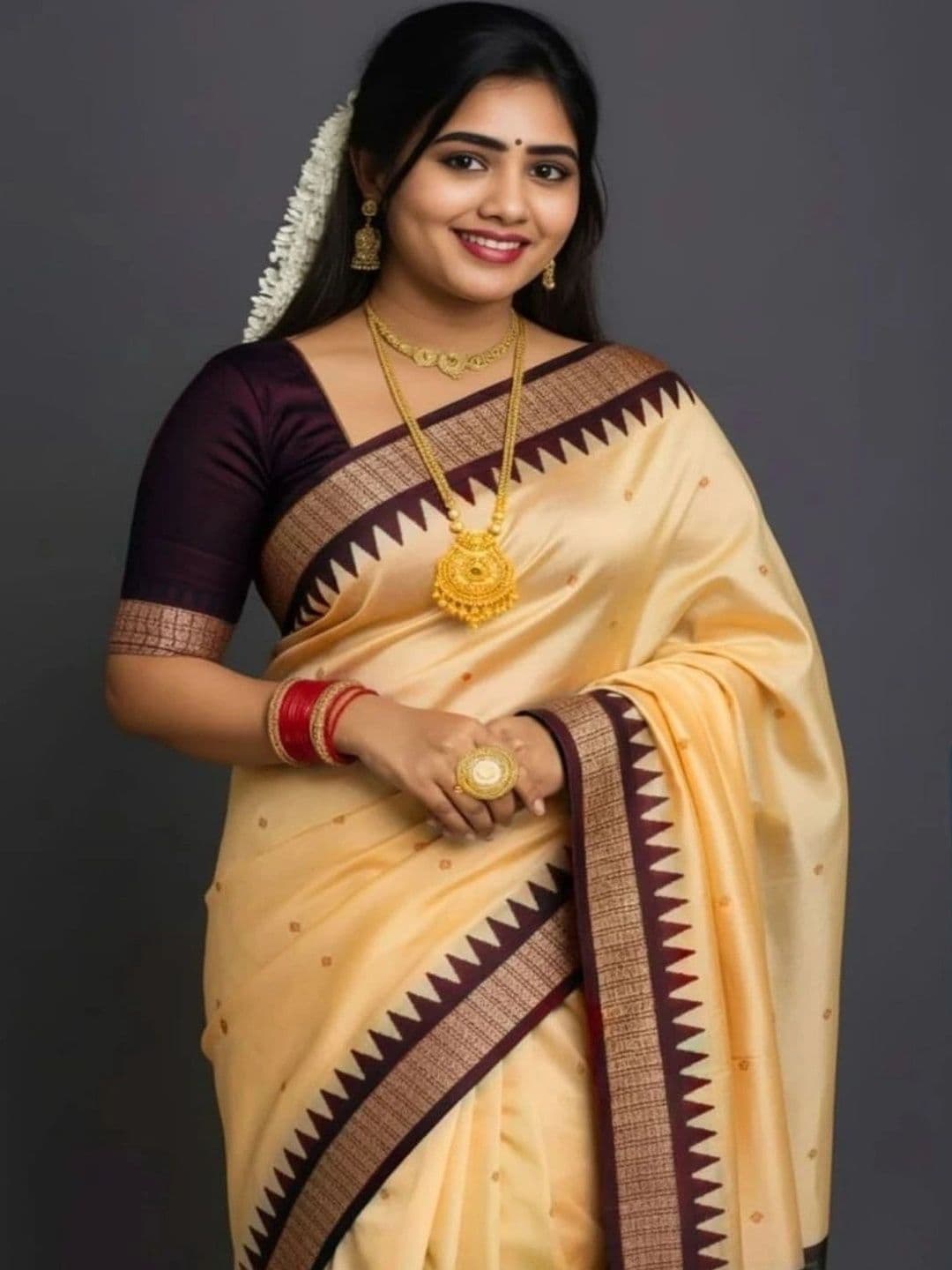 Silk Loomluxe Zari Art Silk Sambalpuri Saree thumbnail 3