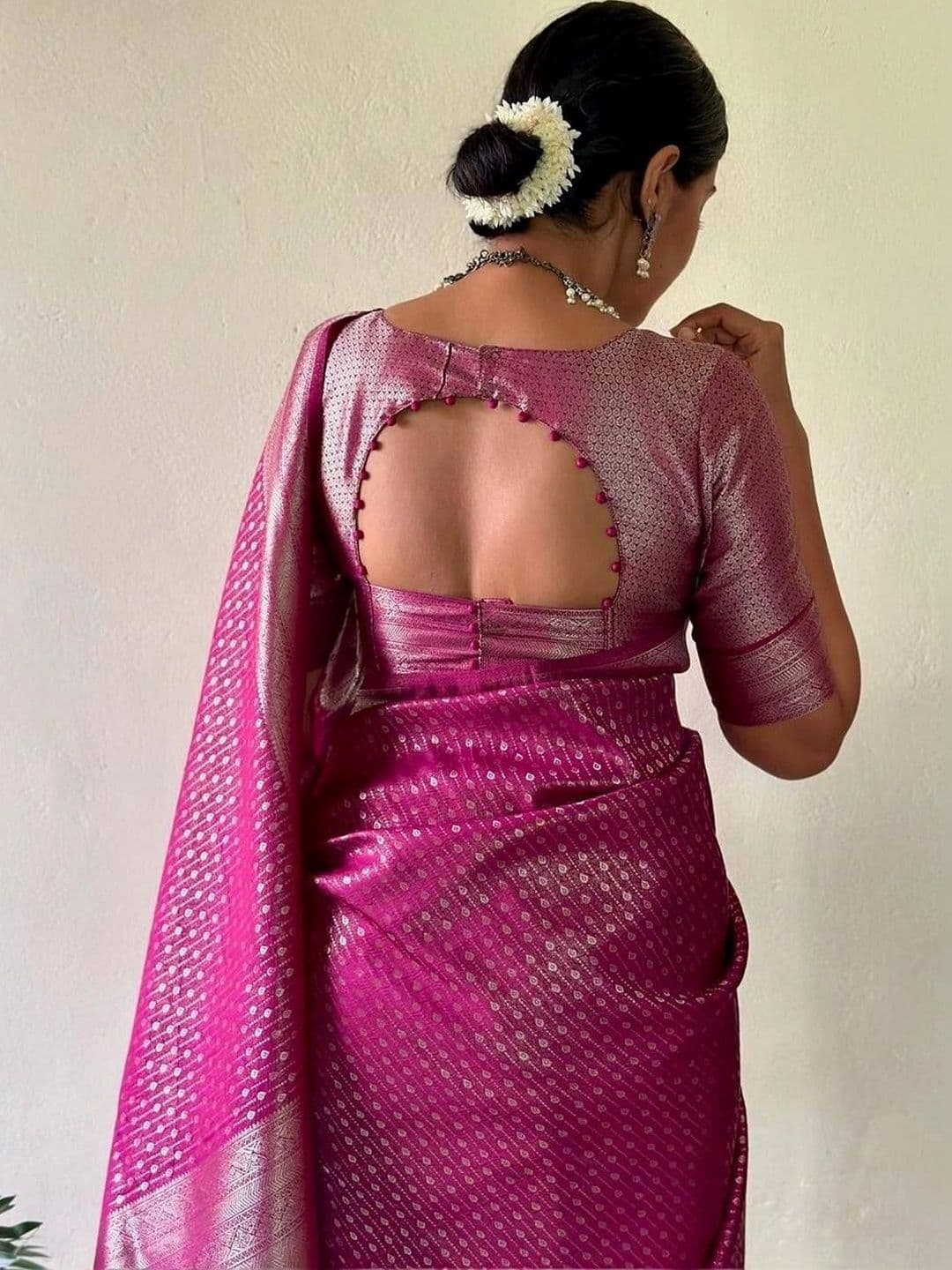 revika Woven Design Zari Art Silk Designer Kanjeevaram Saree thumbnail 3