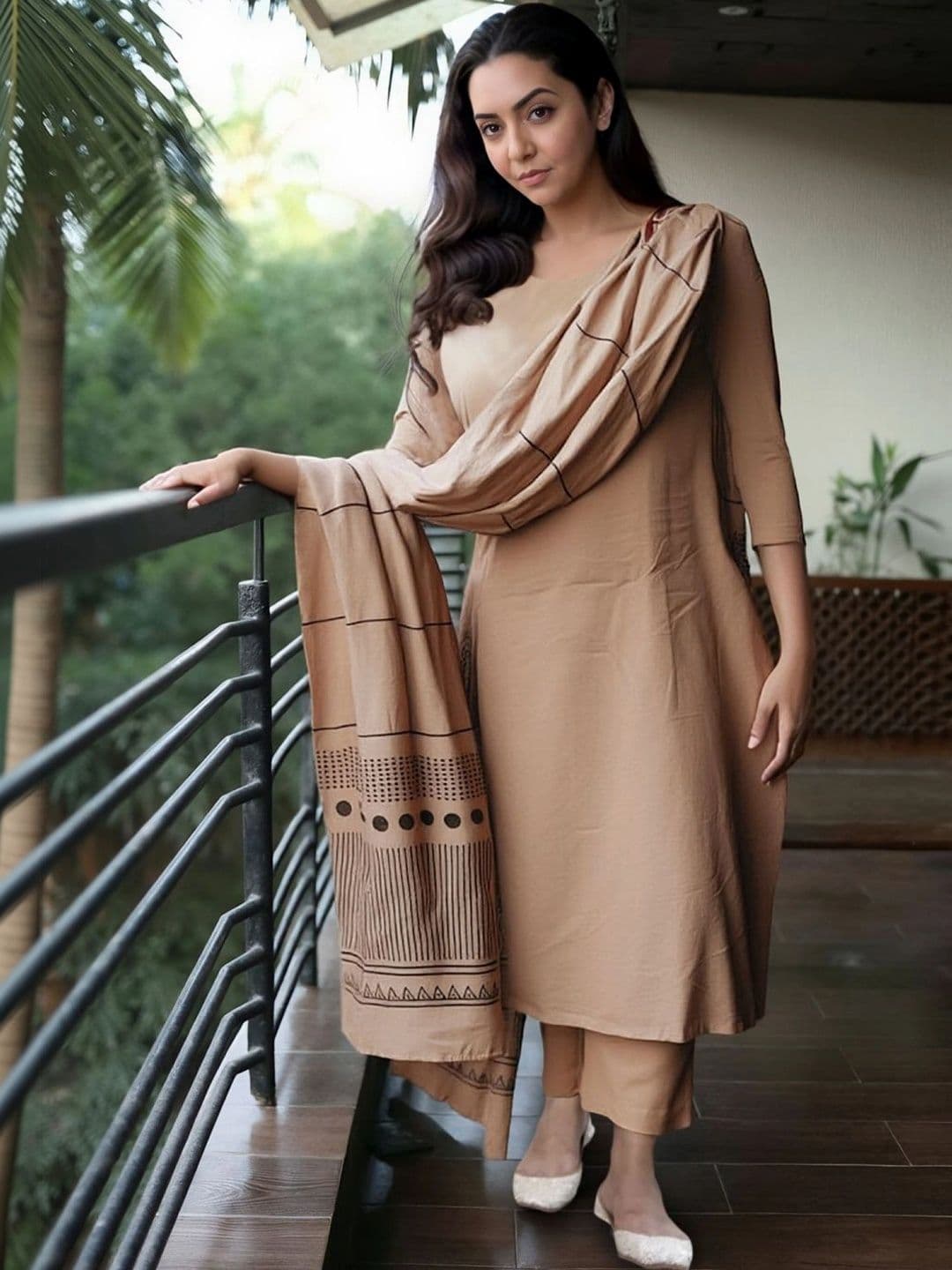 all about you Women Ethnic Motifs Regular Kurta with Trousers & Dupatta thumbnail 4