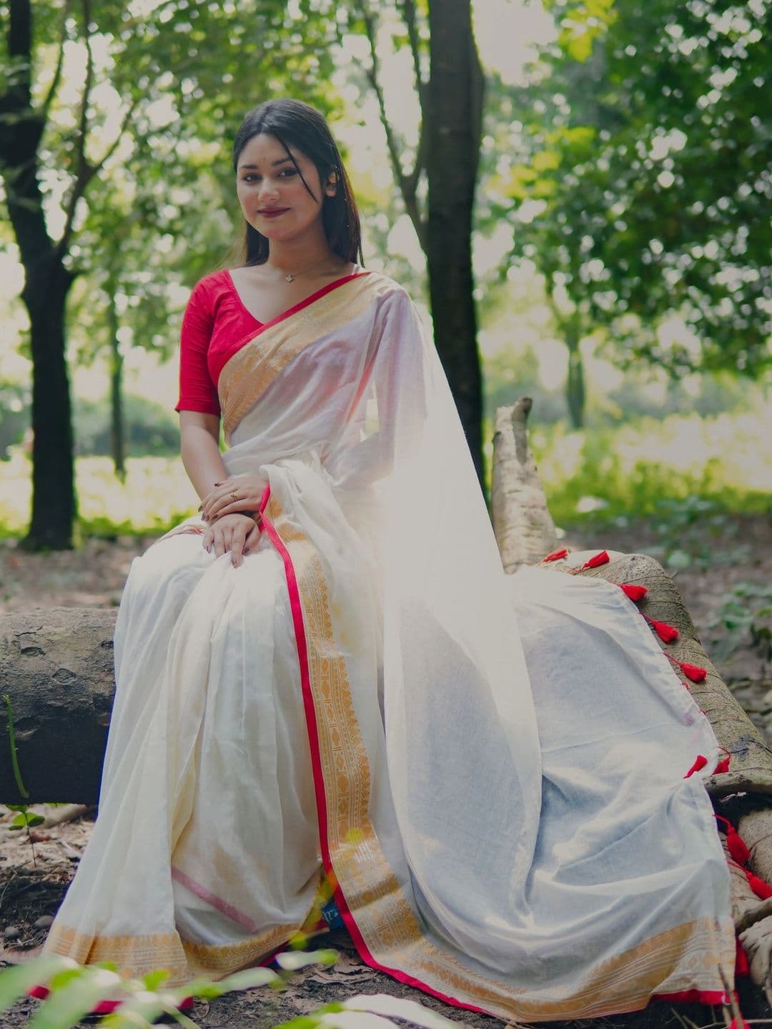 Aparna Zari Pure Cotton Saree thumbnail 2