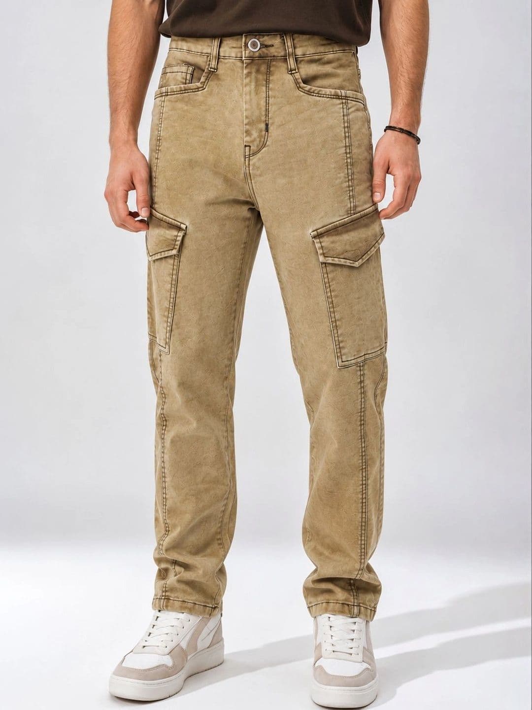 GEX Men Jean Relaxed Fit Mid-Rise Stretchable Jeans - view 1