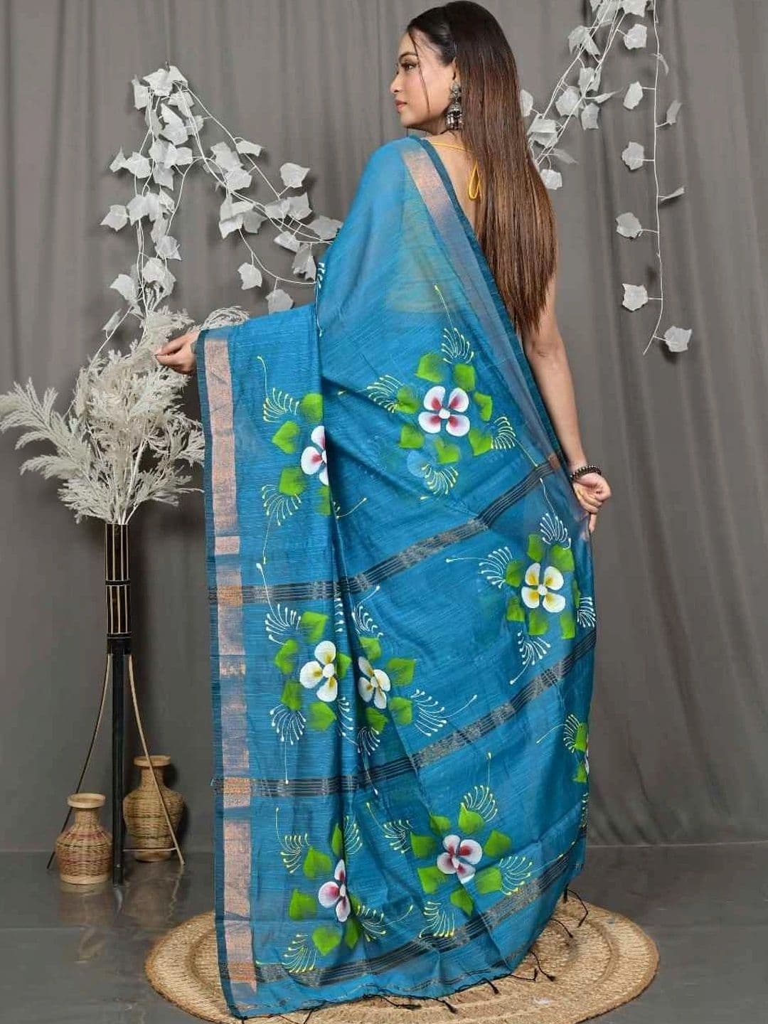 RoyBoni Pure Cotton Taant Saree thumbnail 3