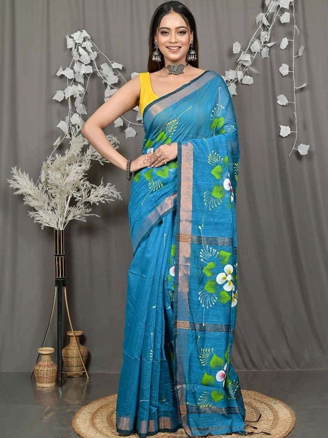 RoyBoni Pure Cotton Taant Saree - view 1
