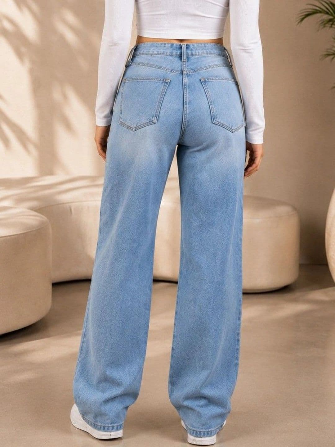 DENIMLOOK Women High-Rise Light Fade Jeans thumbnail 2