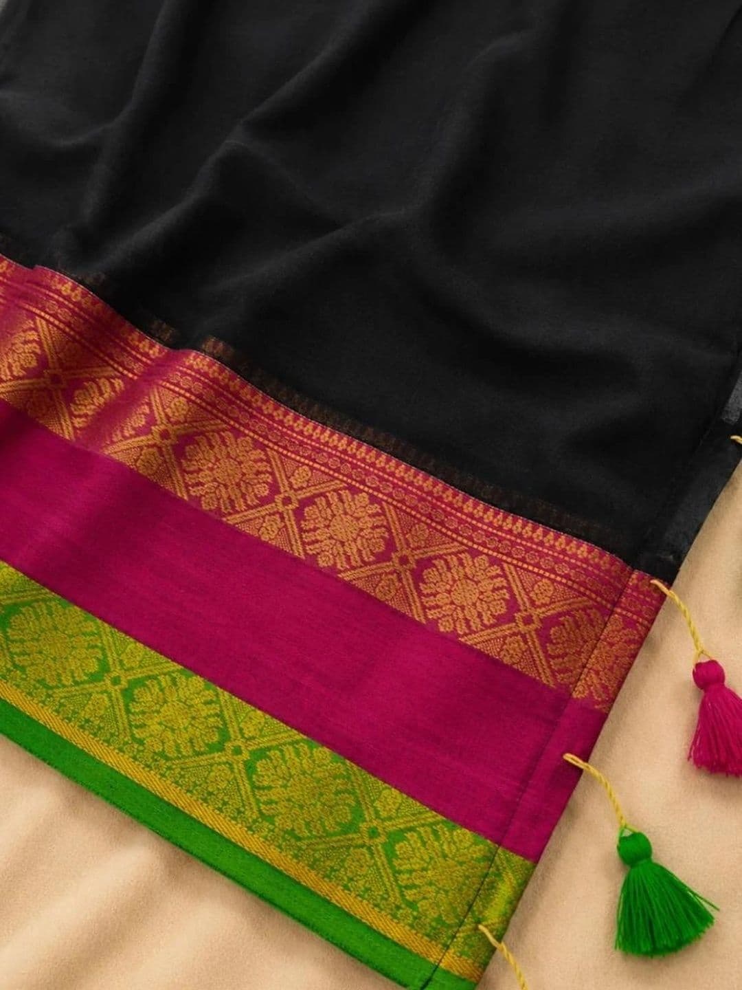 SARKAR TEXTILES Mangalagiri Saree thumbnail 4