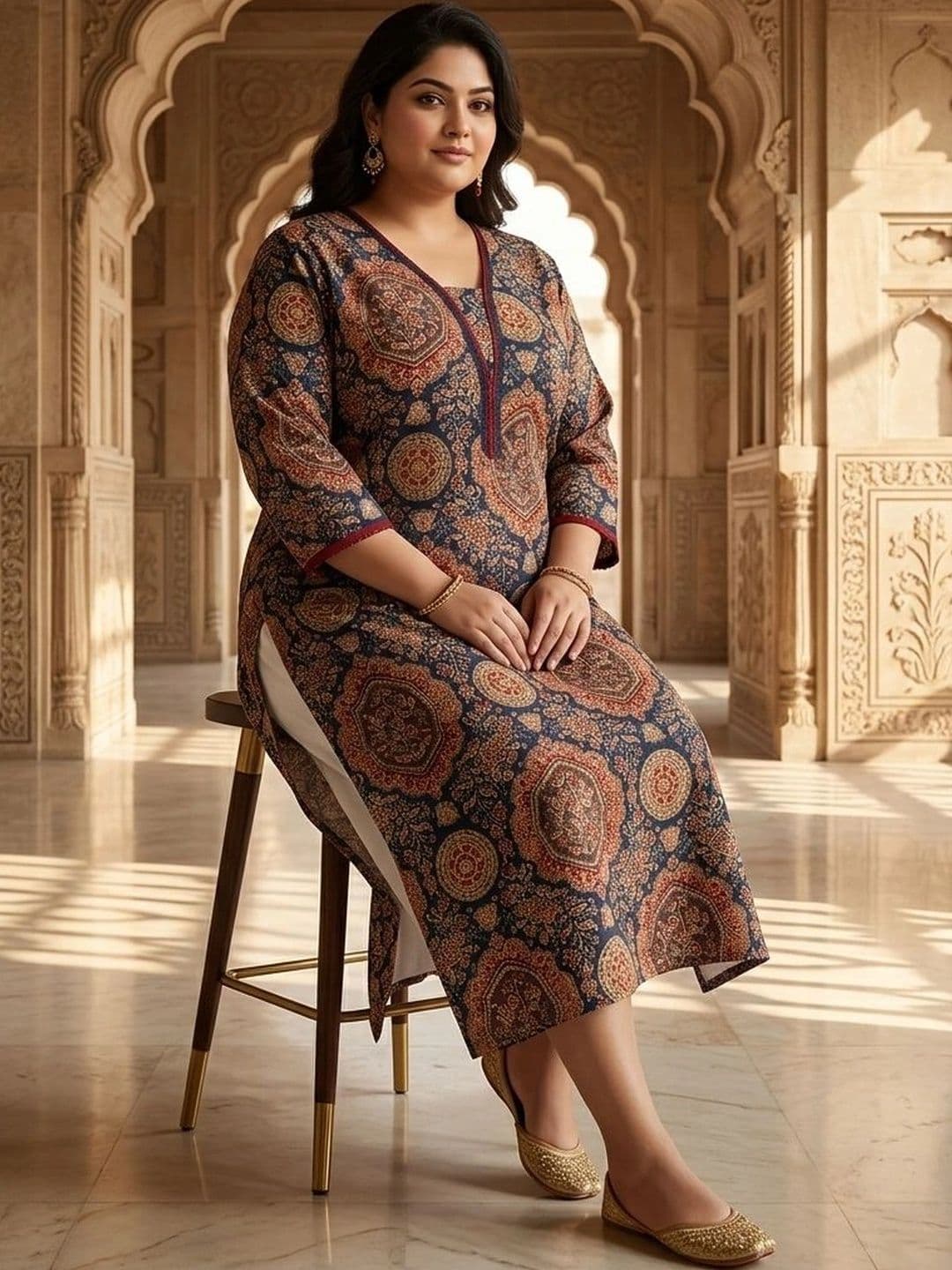 Sztori Women Ethnic Motifs Printed Indie Prints Kurta - view 1
