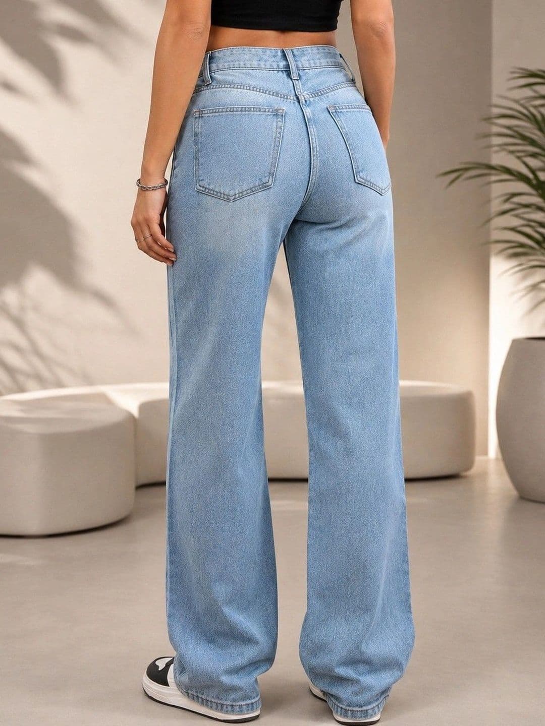 DENIMLOOK Women High-Rise Light Fade Jeans thumbnail 3