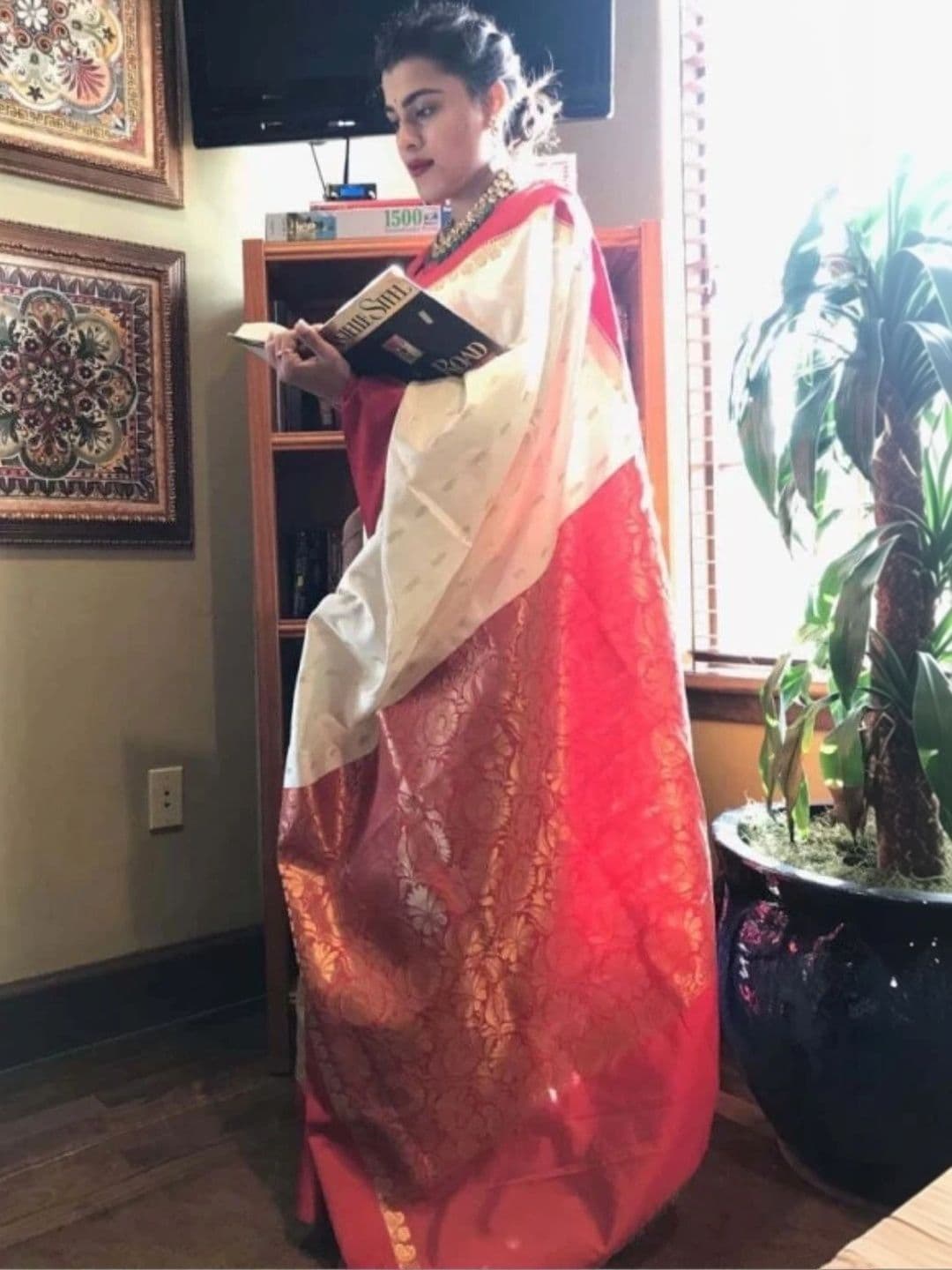 Silk Loomluxe Zari Art Silk Saree thumbnail 4