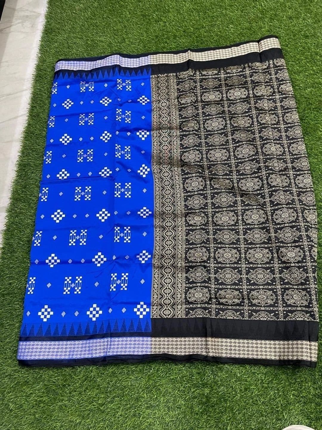 Silk Loomluxe Zari Art Silk Sambalpuri Saree thumbnail 7