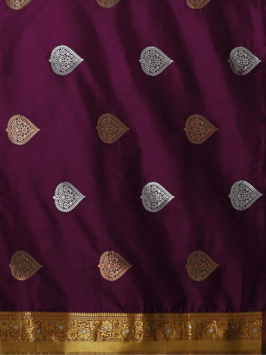 revika Woven Design Zari Art Silk Designer Kanjeevaram Saree thumbnail 5
