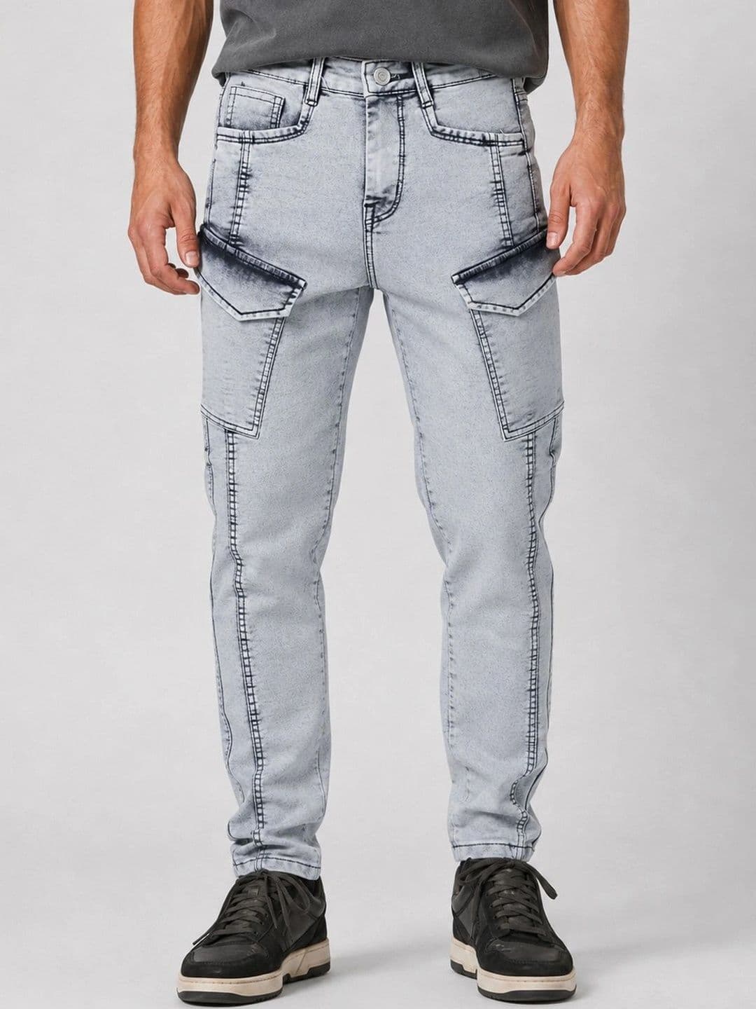 GEX Men Jean Relaxed Fit Mid-Rise Stretchable Jeans - view 1