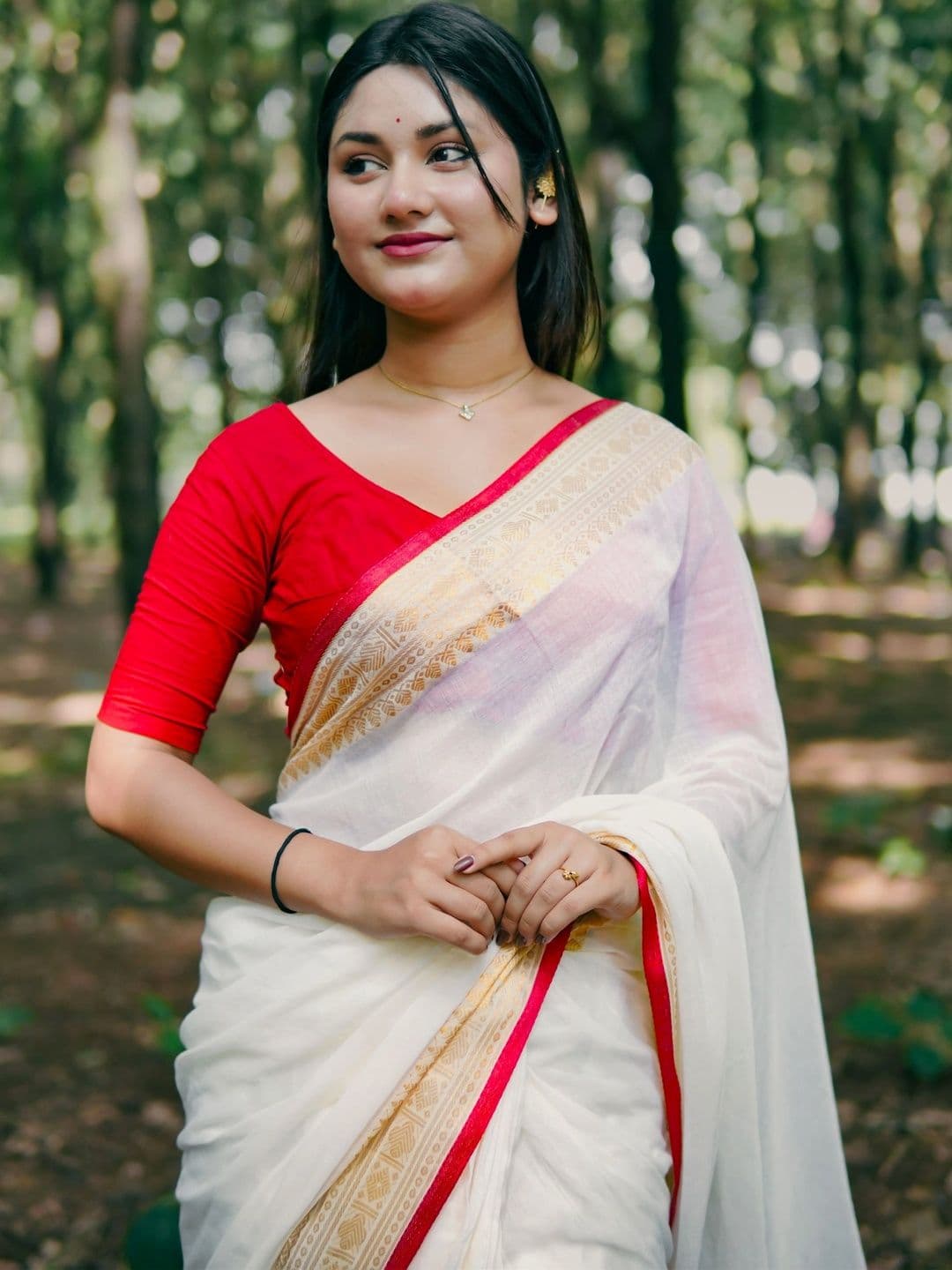 Aparna Zari Pure Cotton Saree thumbnail 4