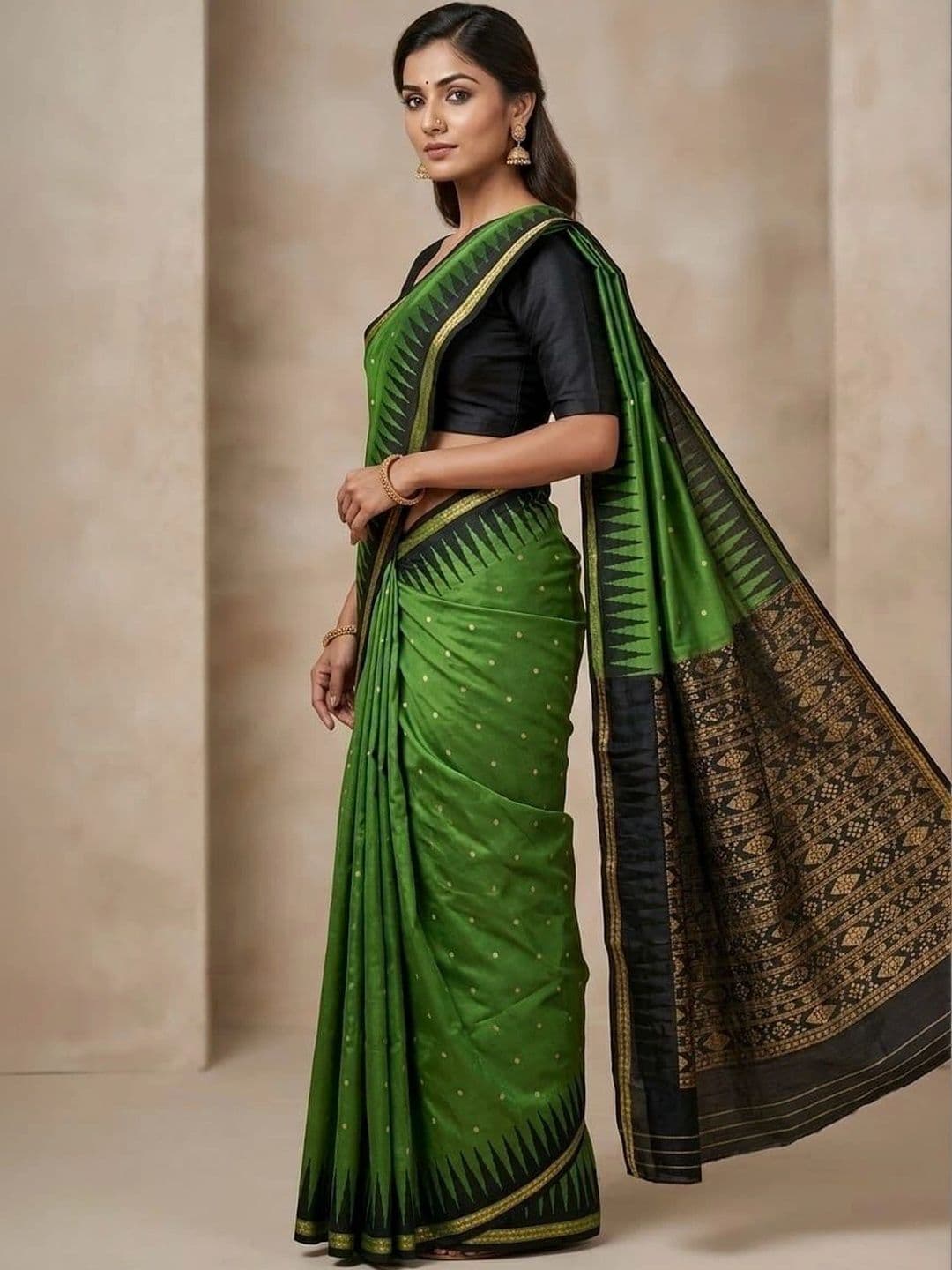 Silk Loomluxe Zari Art Silk Sambalpuri Saree thumbnail 4