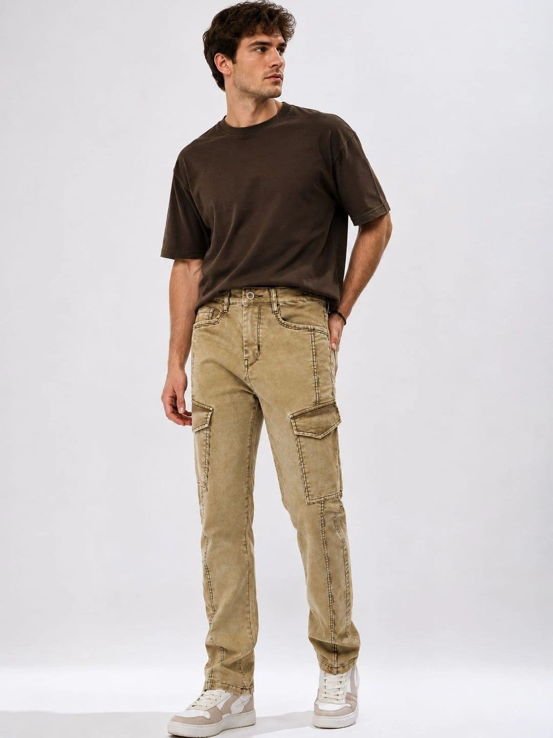GEX Men Jean Relaxed Fit Mid-Rise Stretchable Jeans thumbnail 4