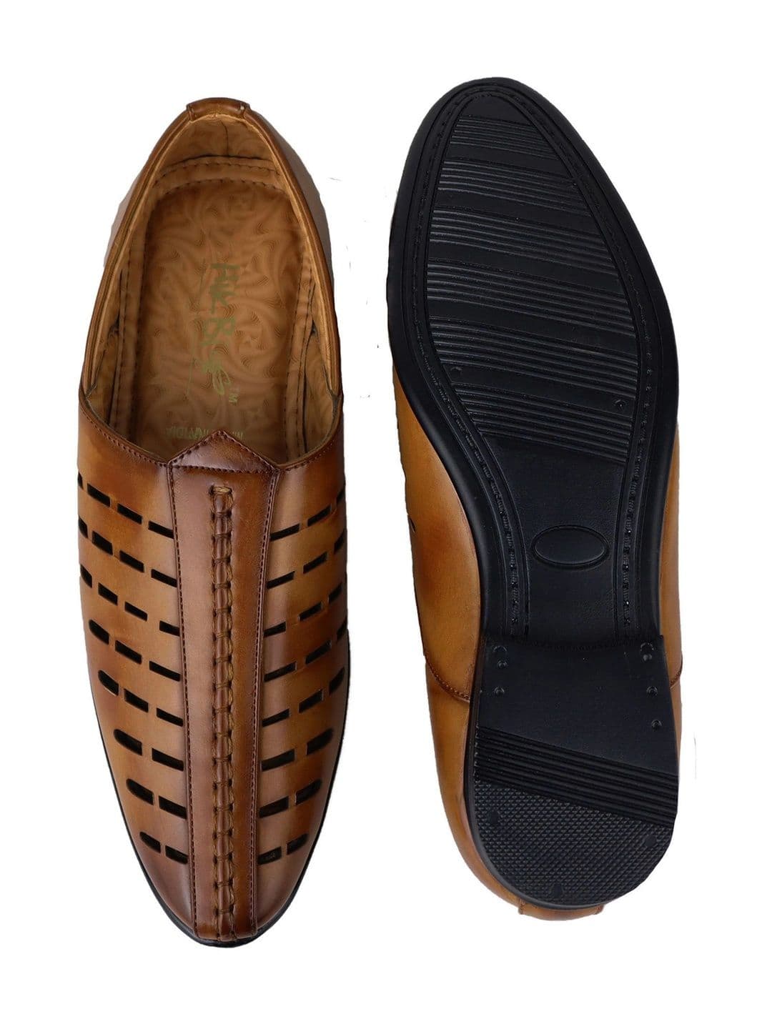 HikBi Men Ethnic Leather Shoe-Style Sandals thumbnail 2