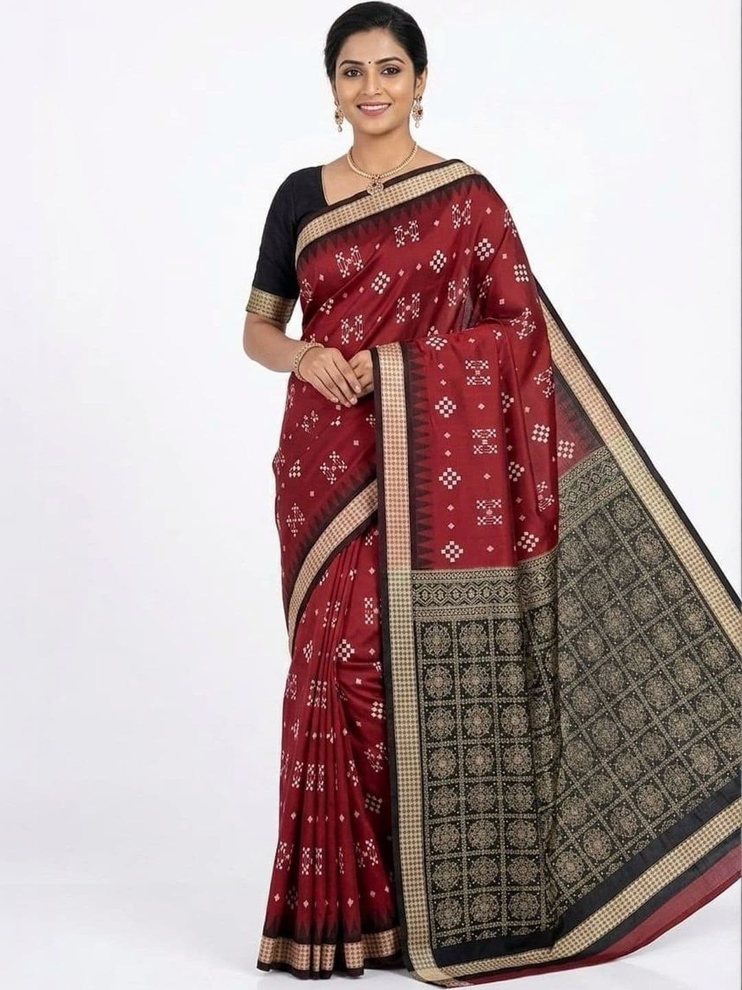 Silk Loomluxe Art Silk Sambalpuri Saree - view 1