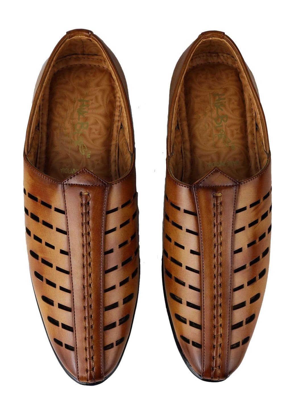 HikBi Men Ethnic Leather Shoe-Style Sandals thumbnail 6