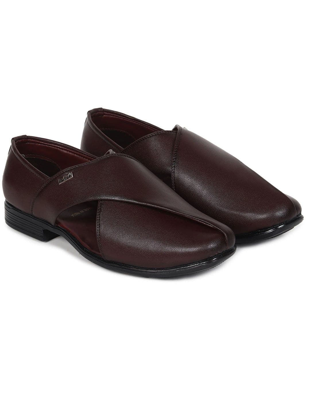 HikBi Men Ethnic Leather Shoe-Style Sandals thumbnail 6